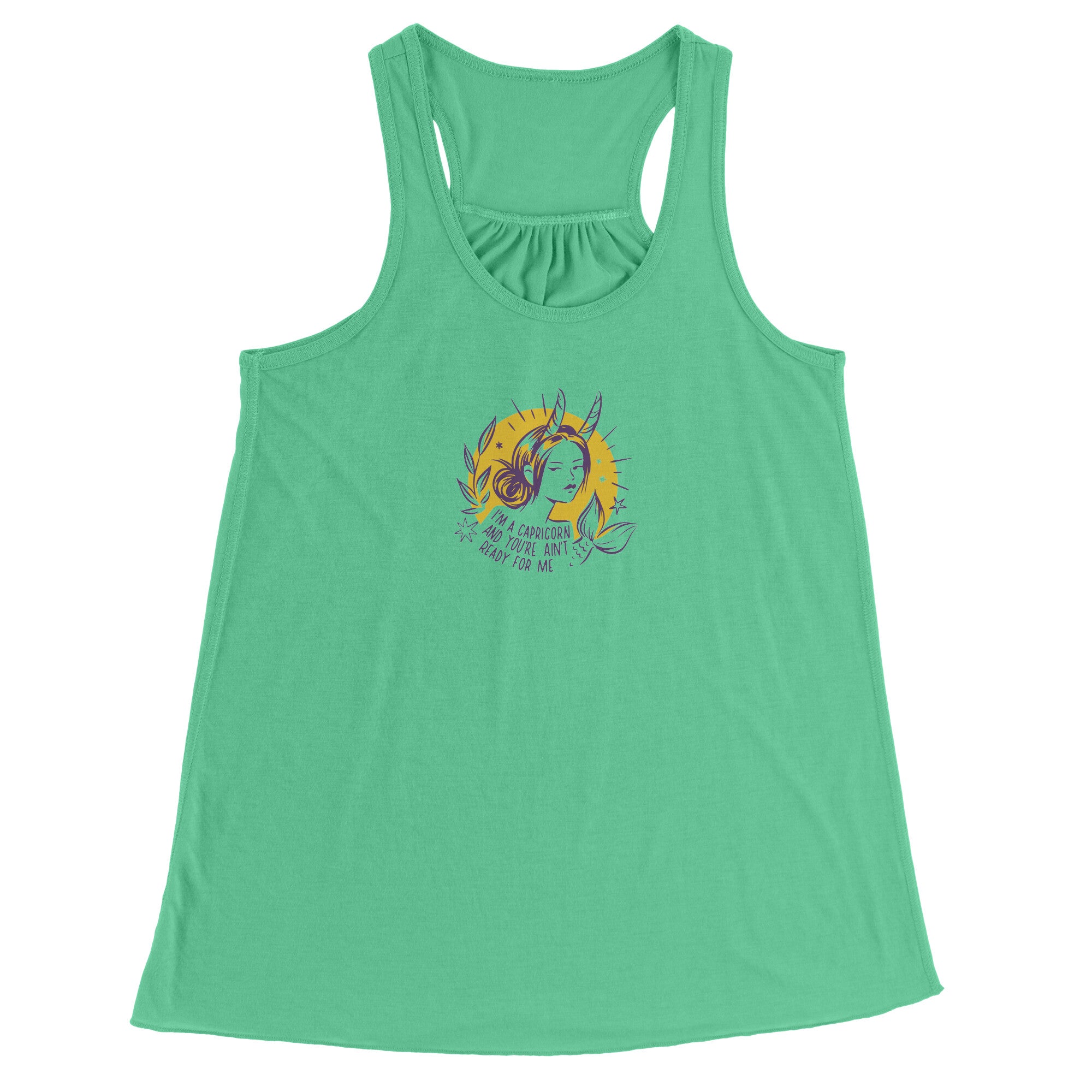Capricorn BELLA FLOWY RACEBACK TANK