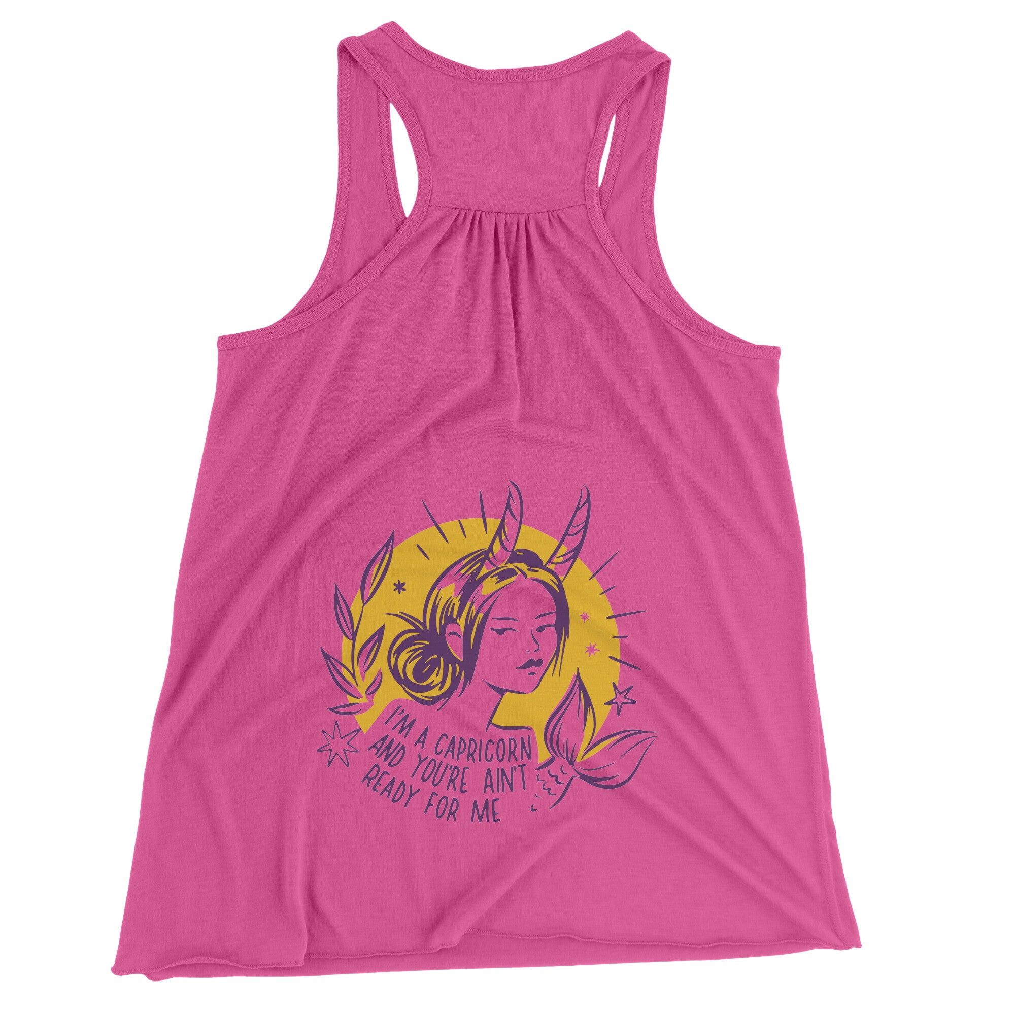 Capricorn BELLA FLOWY RACEBACK TANK