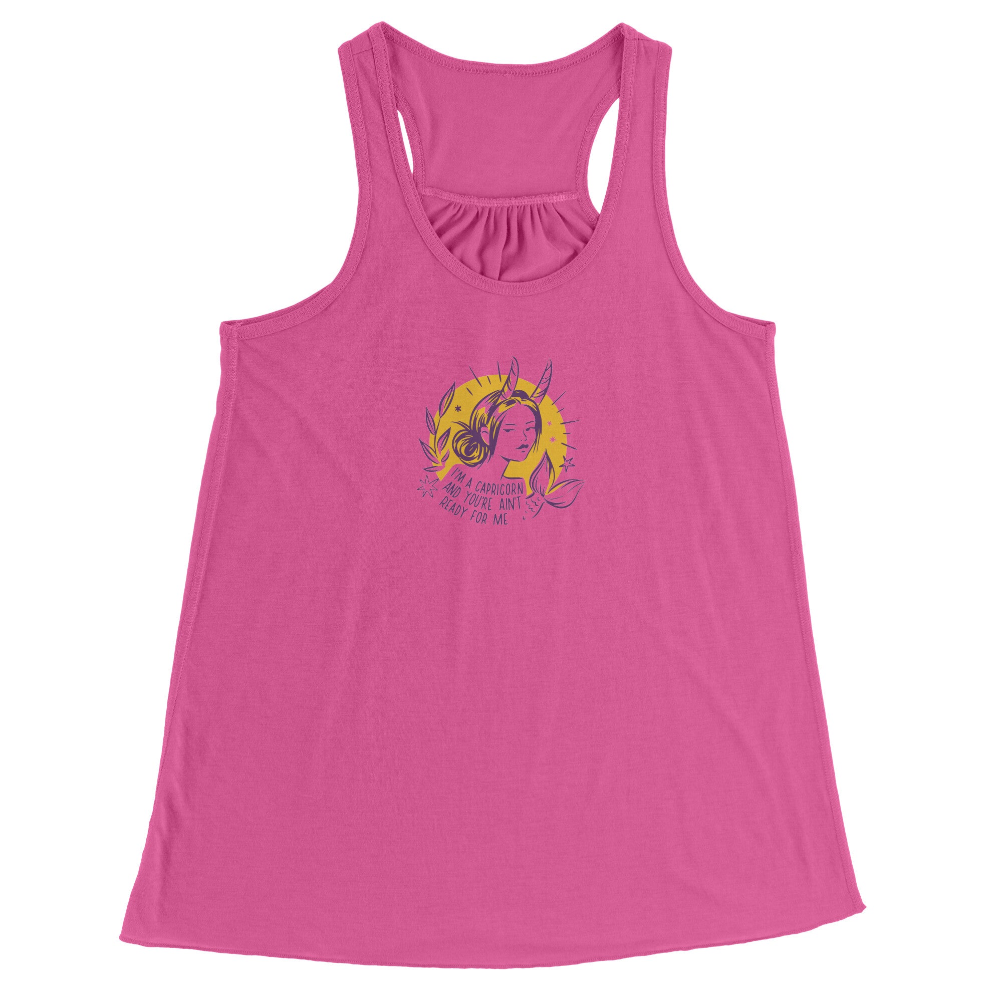 Capricorn BELLA FLOWY RACEBACK TANK