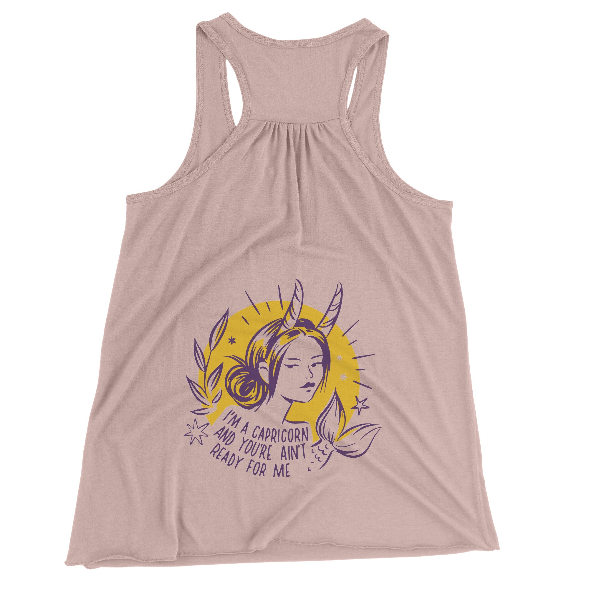 Capricorn BELLA FLOWY RACEBACK TANK