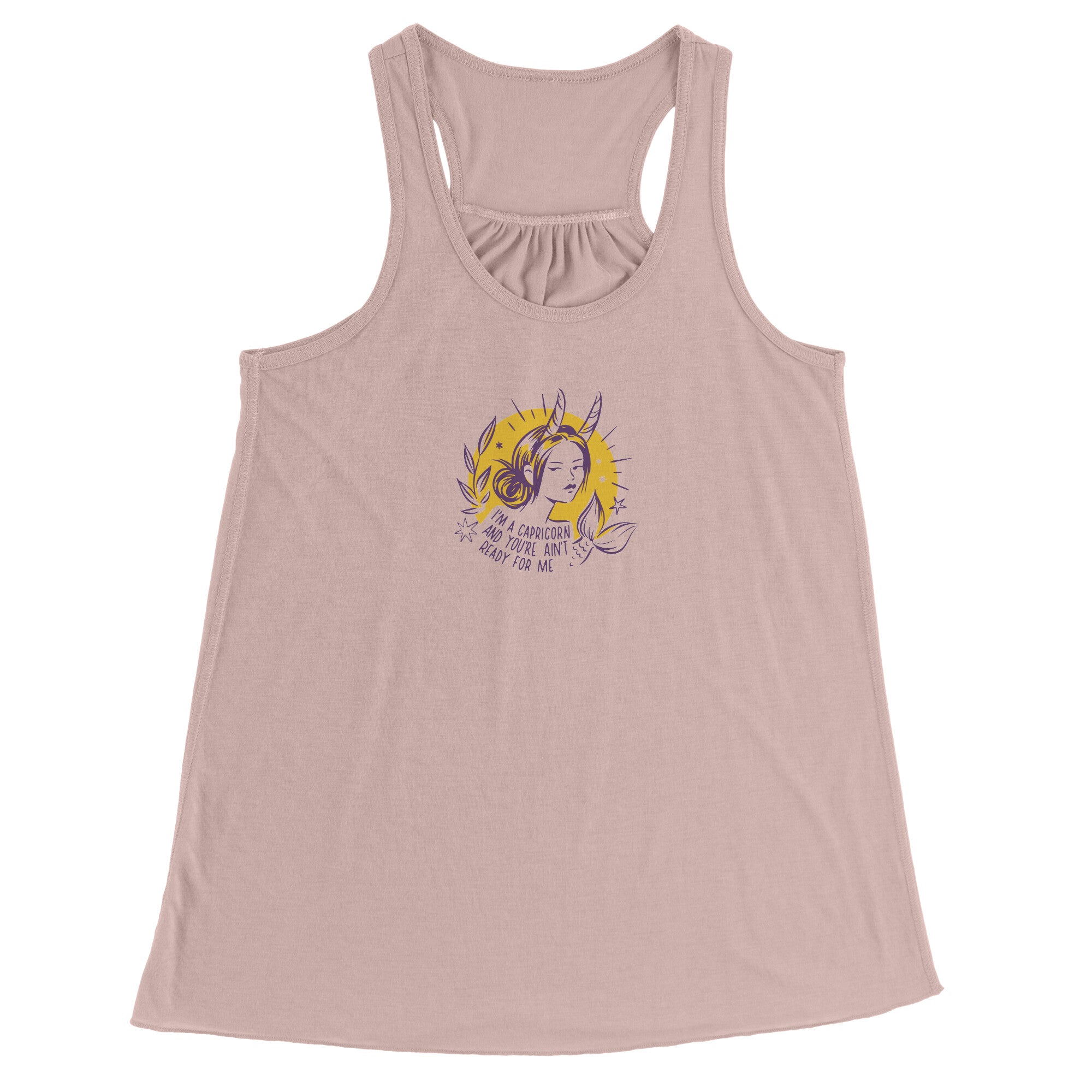 Capricorn BELLA FLOWY RACEBACK TANK