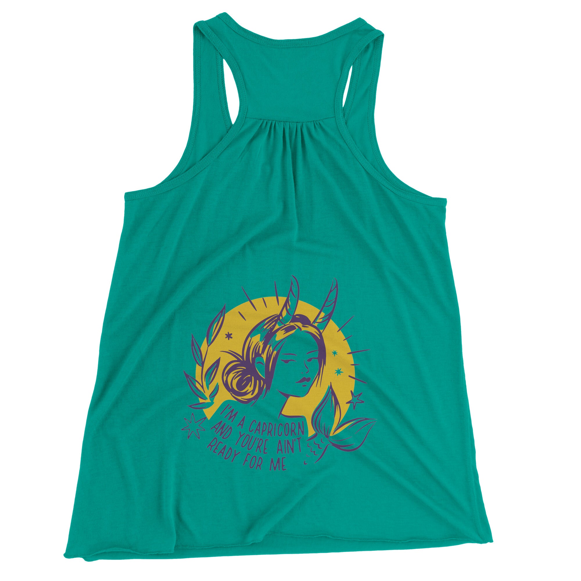 Capricorn BELLA FLOWY RACEBACK TANK