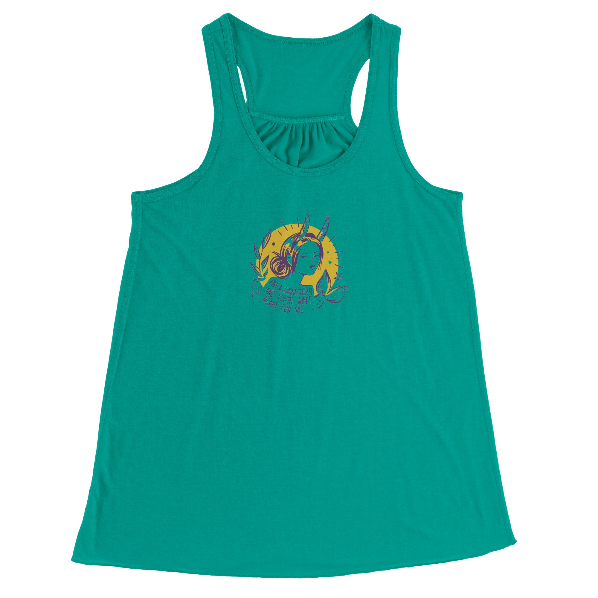 Capricorn BELLA FLOWY RACEBACK TANK