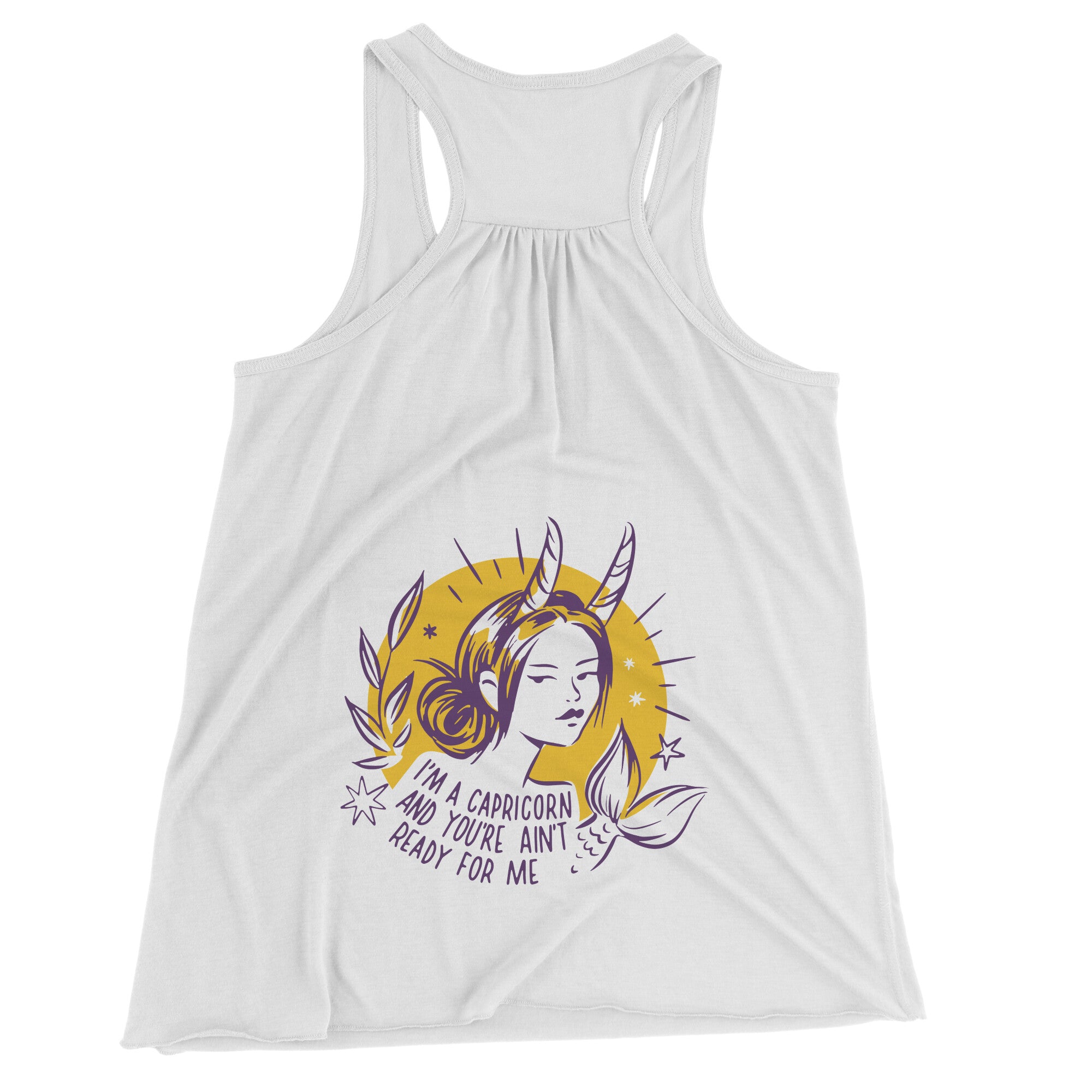 Capricorn BELLA FLOWY RACEBACK TANK