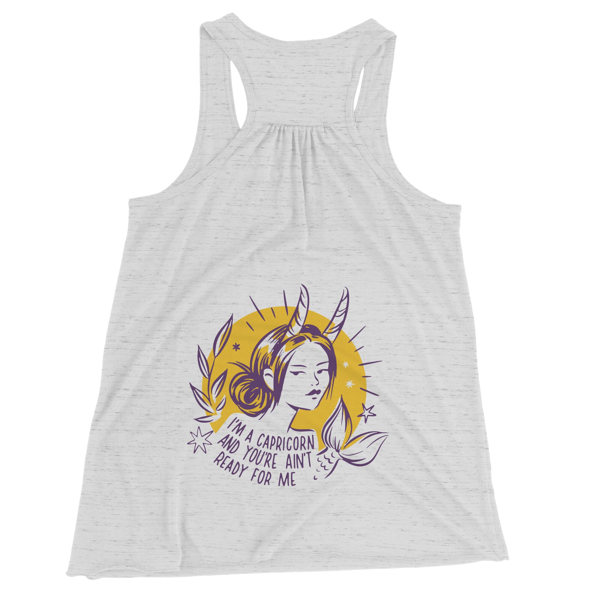 Capricorn BELLA FLOWY RACEBACK TANK