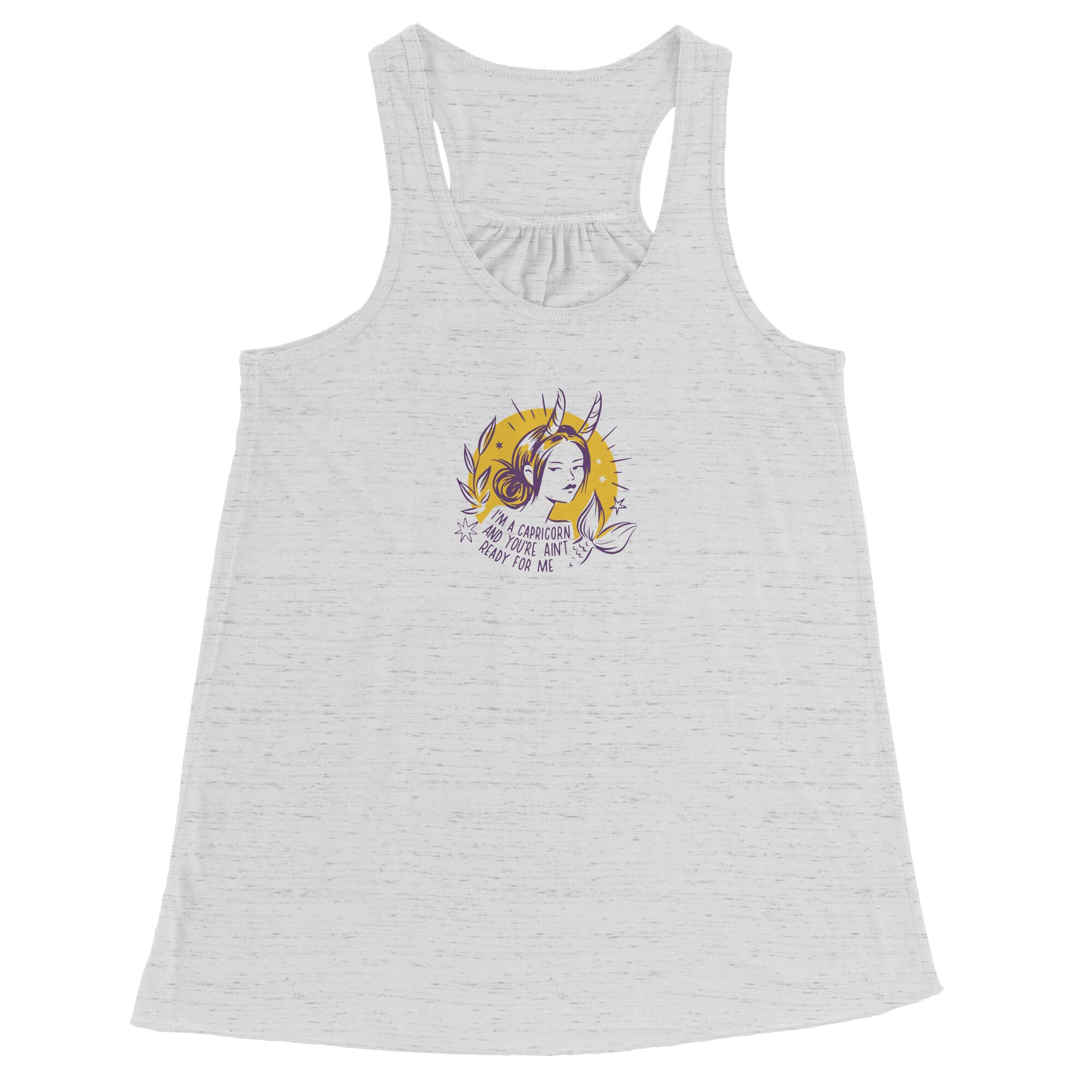 Capricorn BELLA FLOWY RACEBACK TANK