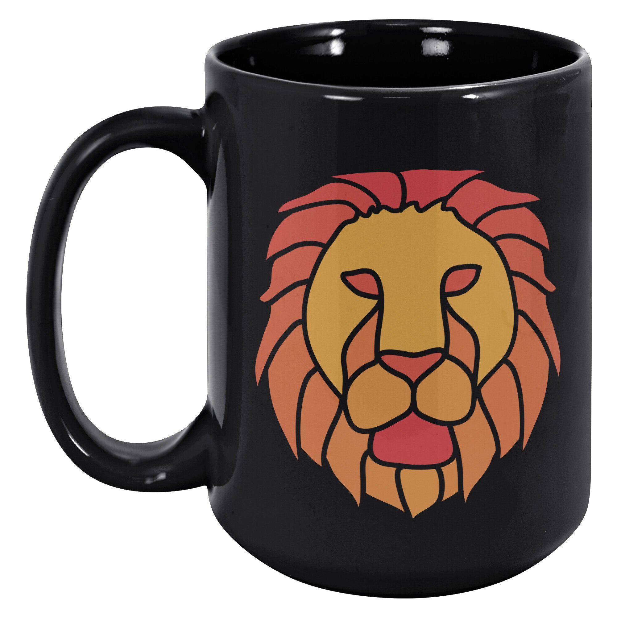 Leo 15OZ BLACK MUG