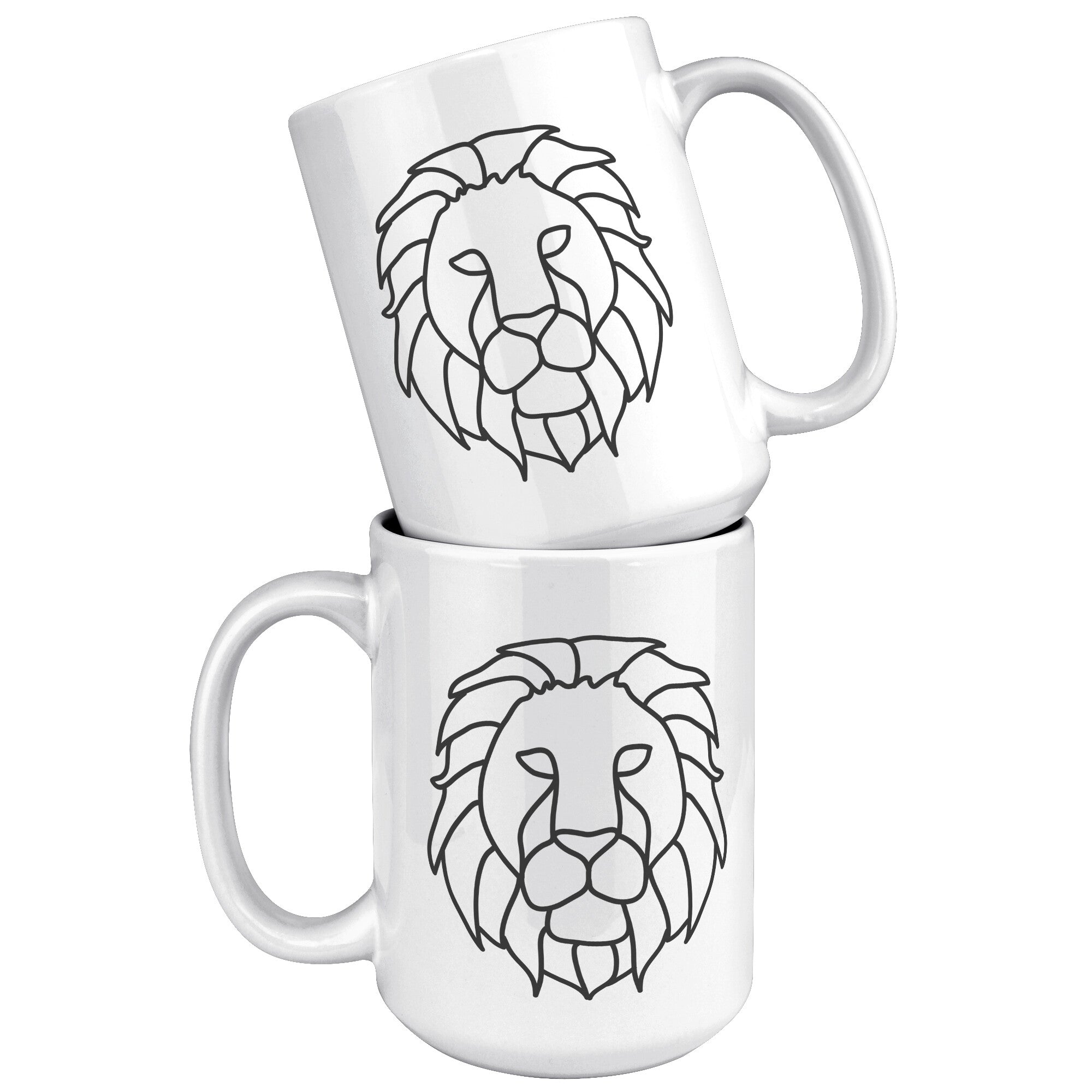 Leo 15OZ WHITE MUG