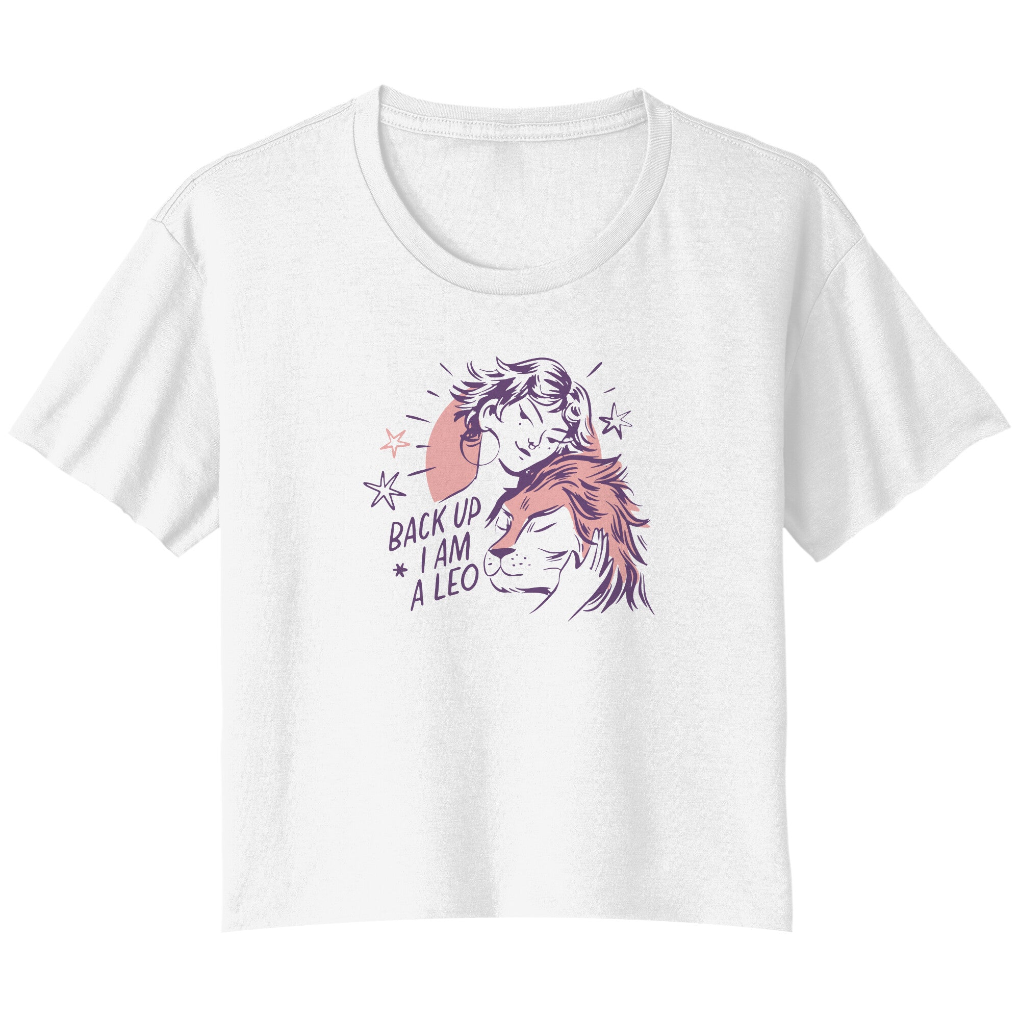 Leo BELLA LADIES FLOWY CROP T-SHIRT