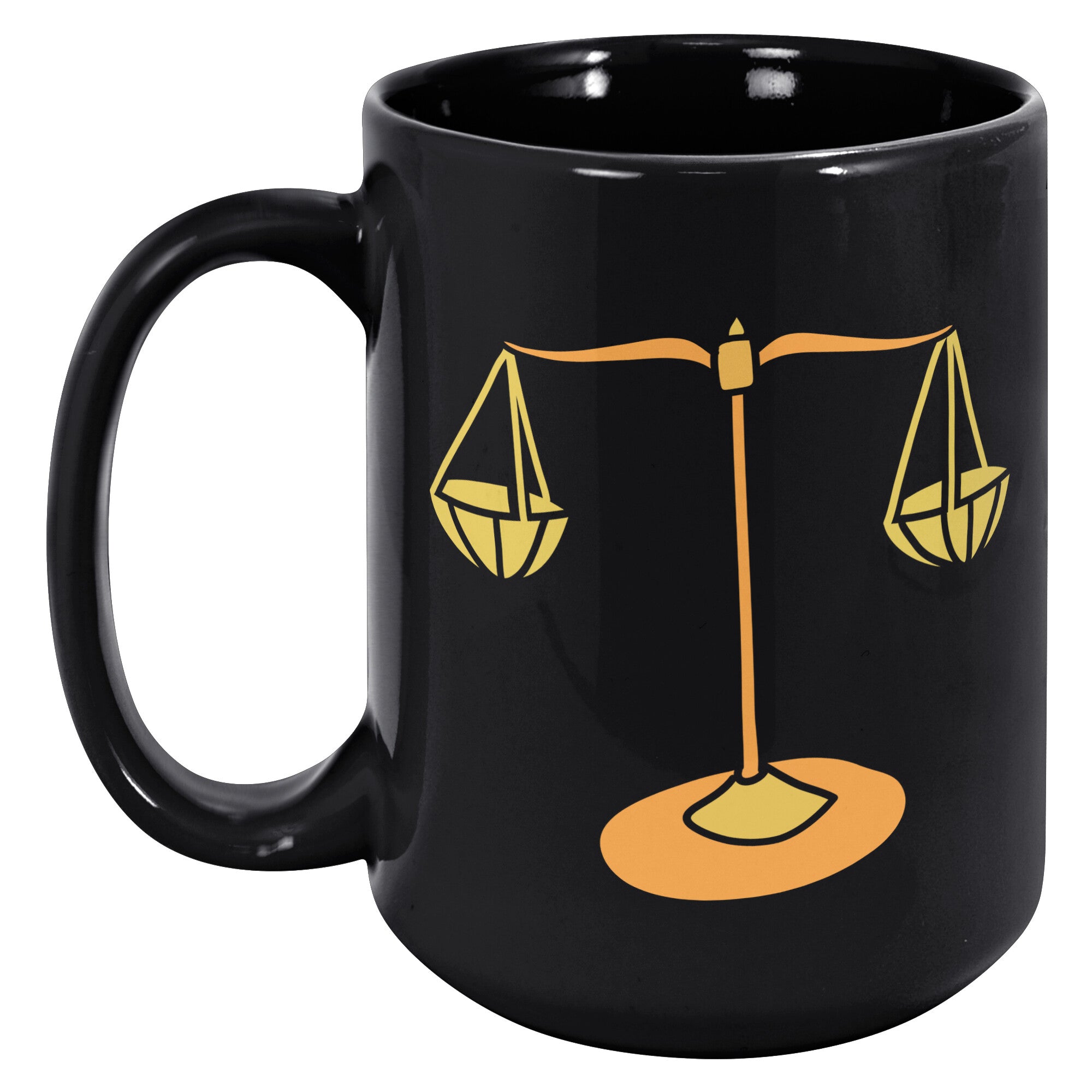 Libra 15OZ BLACK MUG