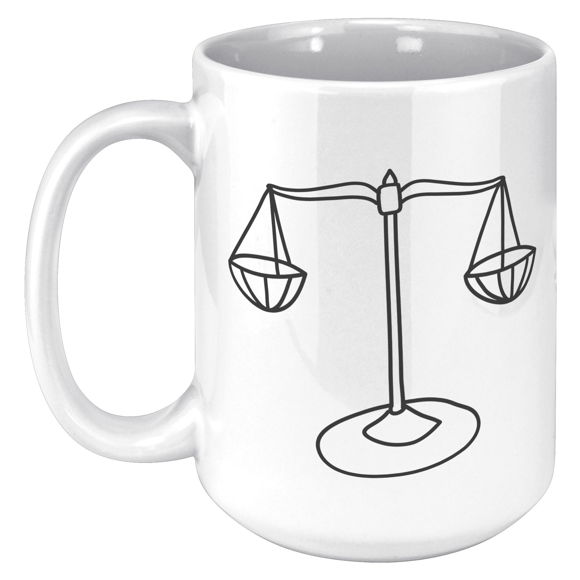 Libra 15OZ WHITE MUG