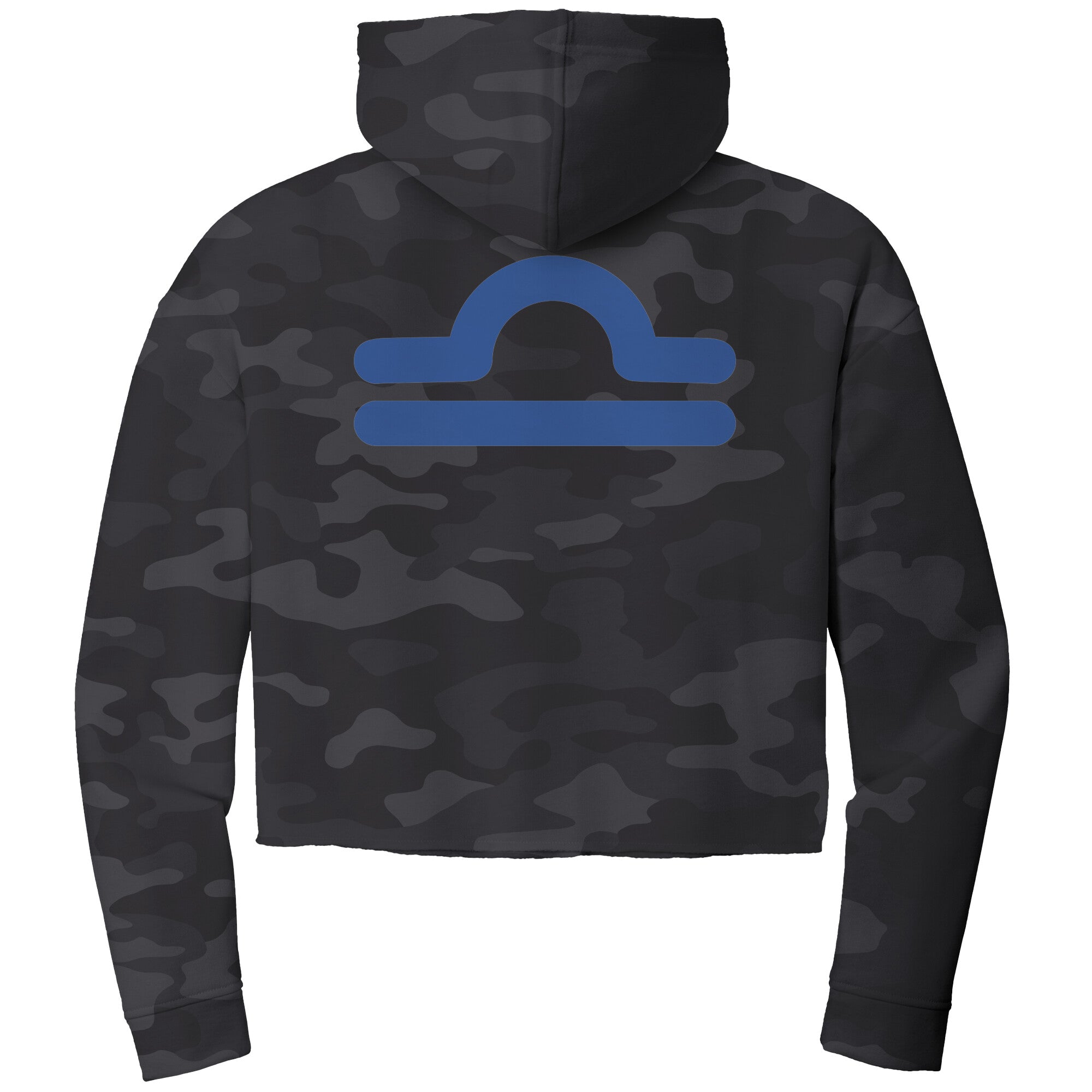 Libra ITC WOMEN’S LIGHTWEIGHT CROP HOODED SWEATSHIRT