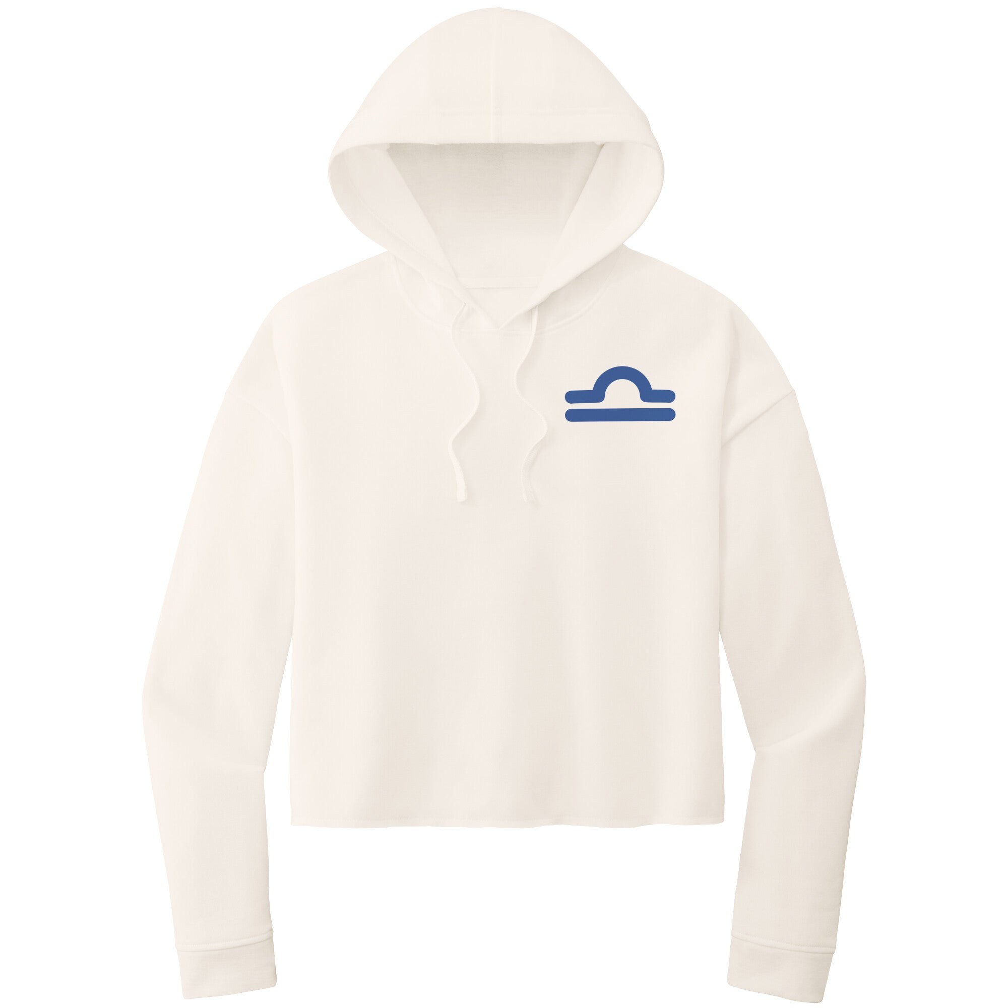 Libra ITC WOMEN’S LIGHTWEIGHT CROP HOODED SWEATSHIRT