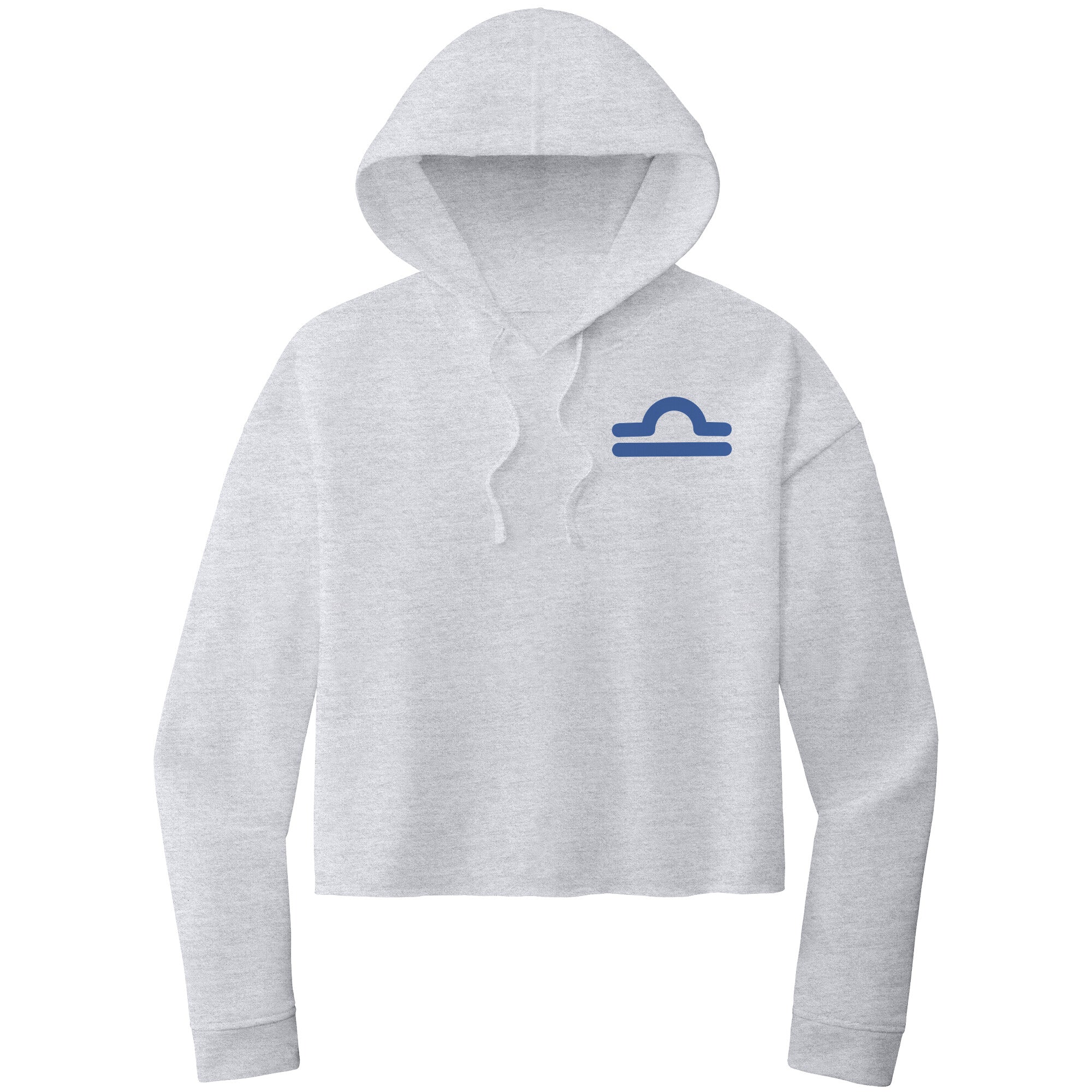 Libra ITC WOMEN’S LIGHTWEIGHT CROP HOODED SWEATSHIRT