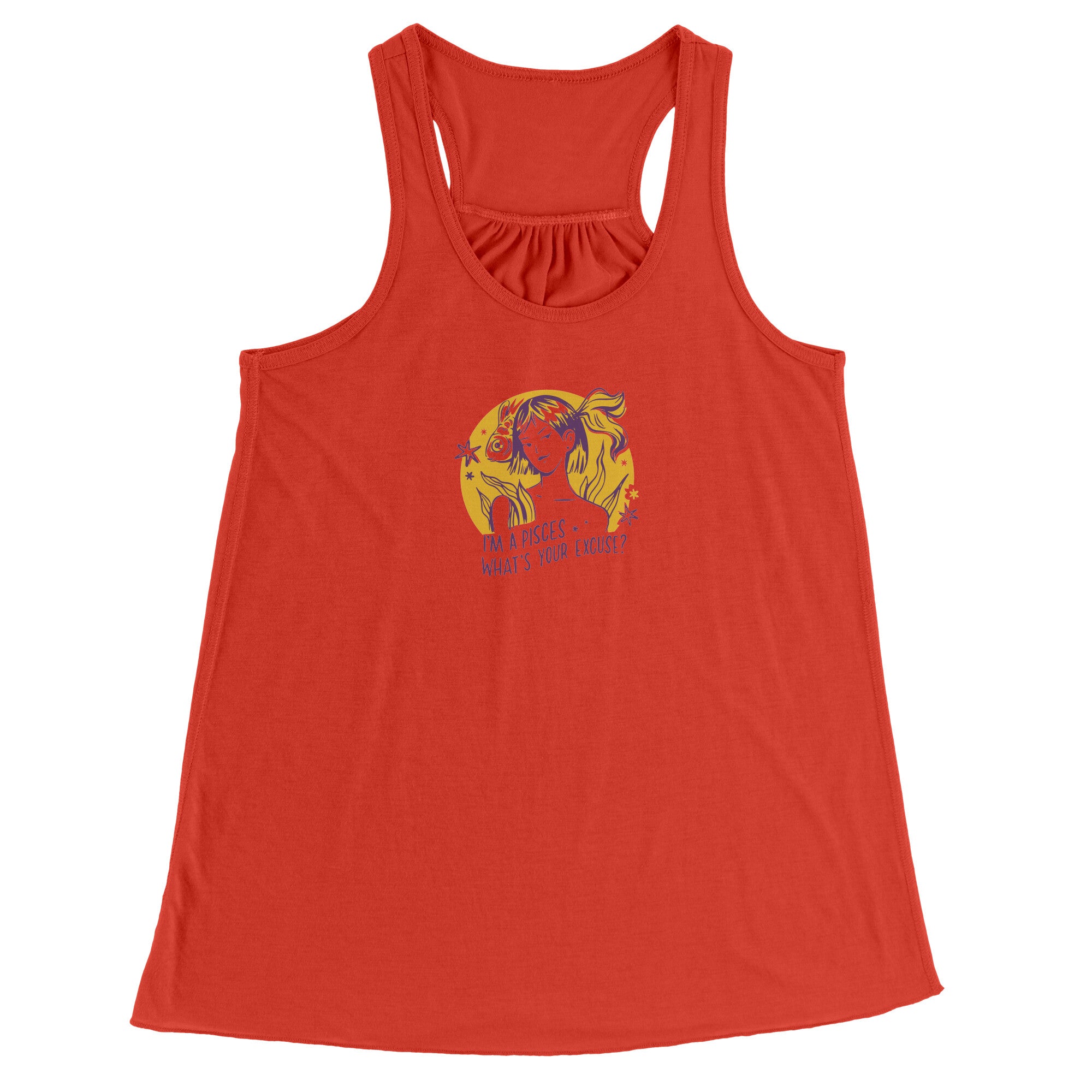 Pisces BELLA FLOWY RACEBACK TANK