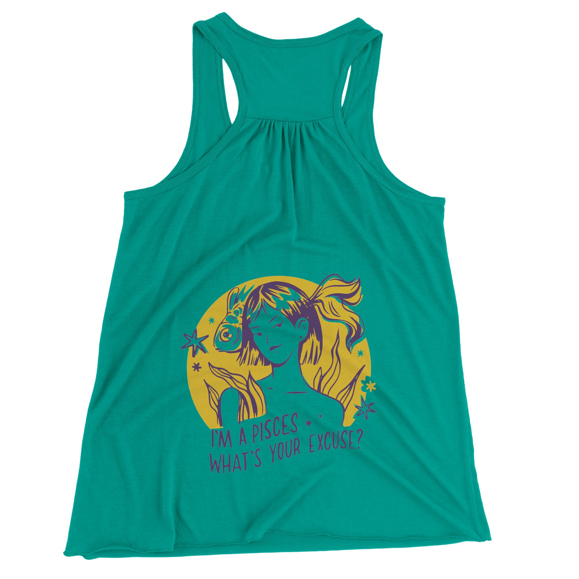 Pisces BELLA FLOWY RACEBACK TANK
