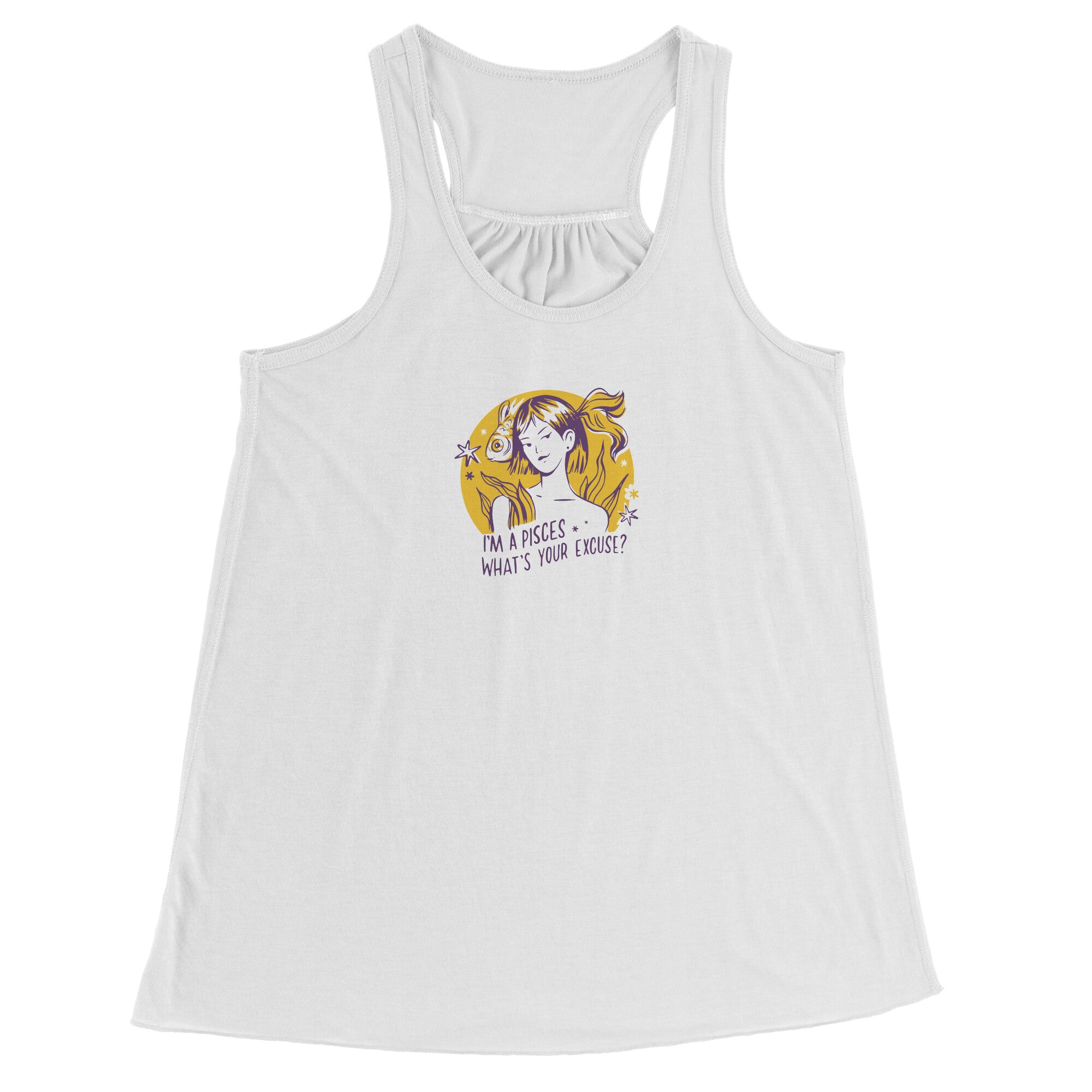 Pisces BELLA FLOWY RACEBACK TANK