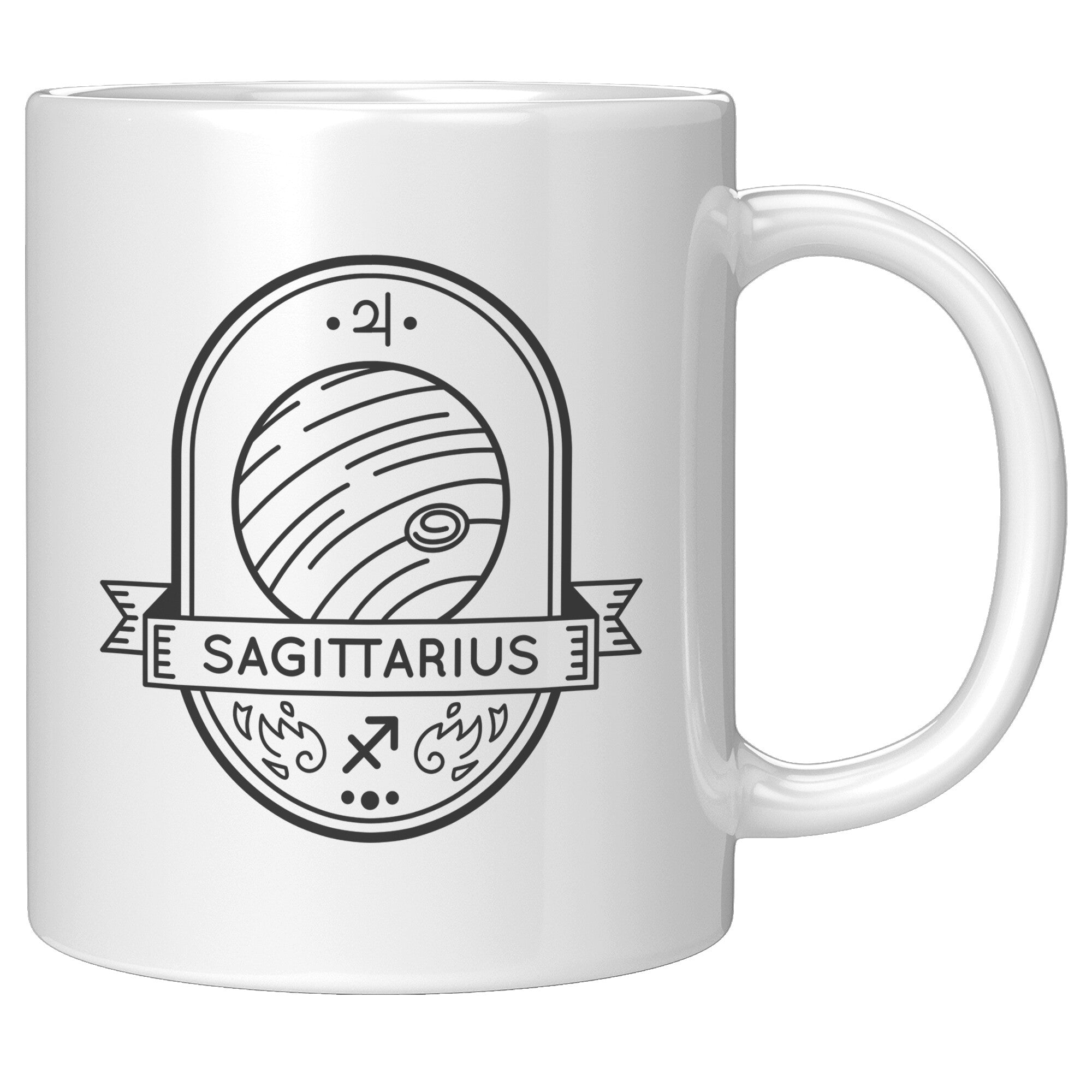 Sagittarius 11oz White Mug