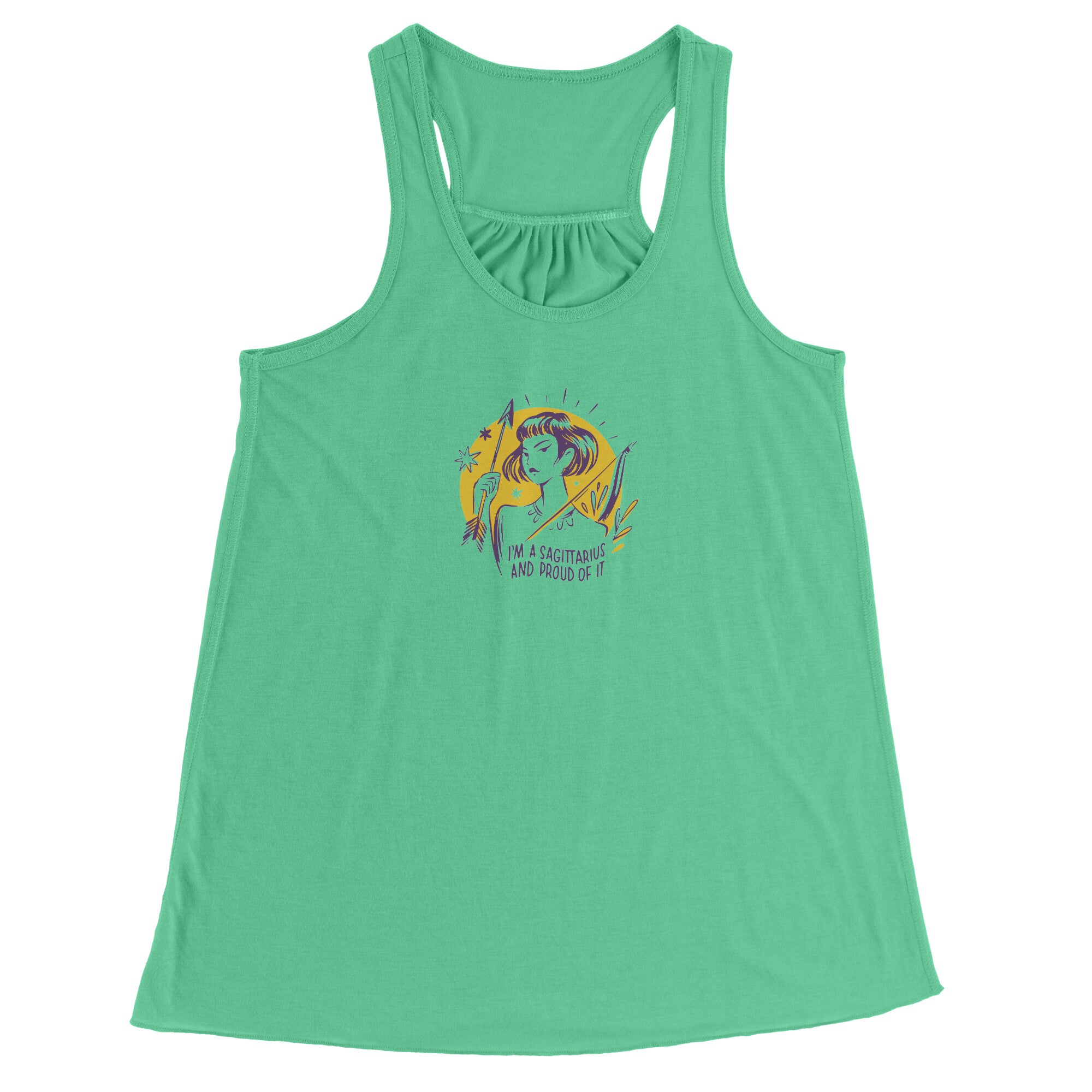 Sagittarius BELLA FLOWY RACEBACK TANK