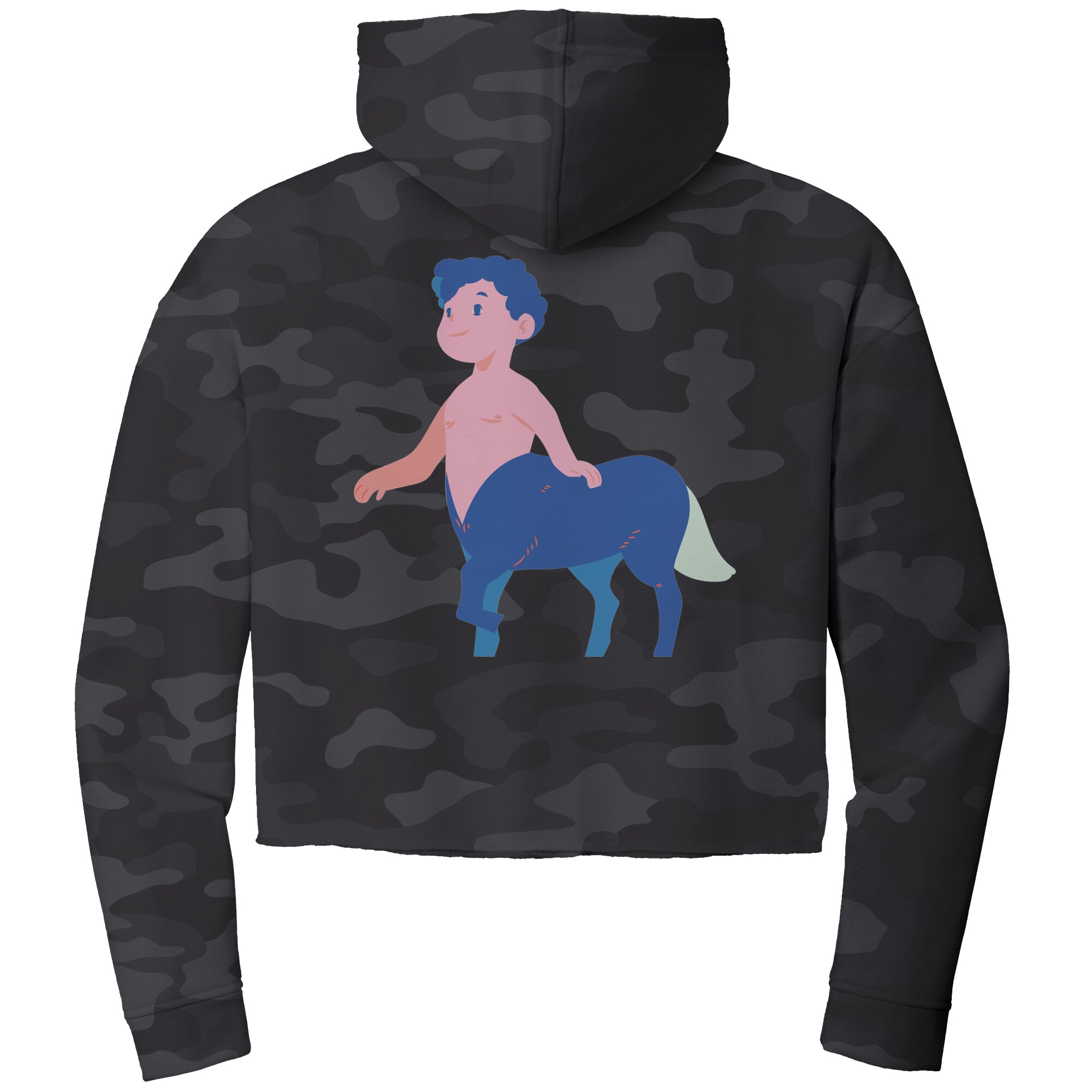 Sagittarius ITC WOMEN’S LIGHTWEIGHT CROP HOODED SWEATSHIRT