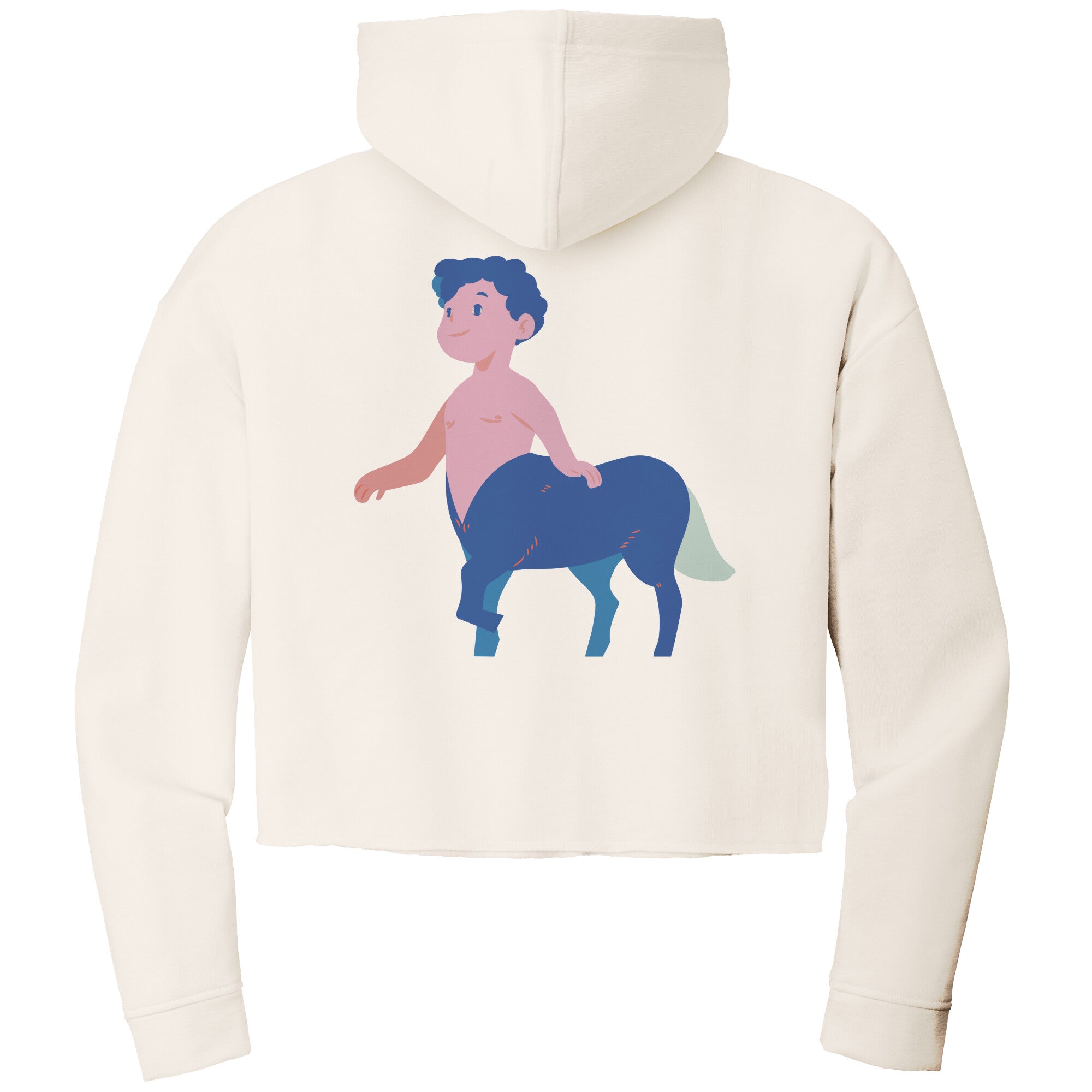 Sagittarius ITC WOMEN’S LIGHTWEIGHT CROP HOODED SWEATSHIRT