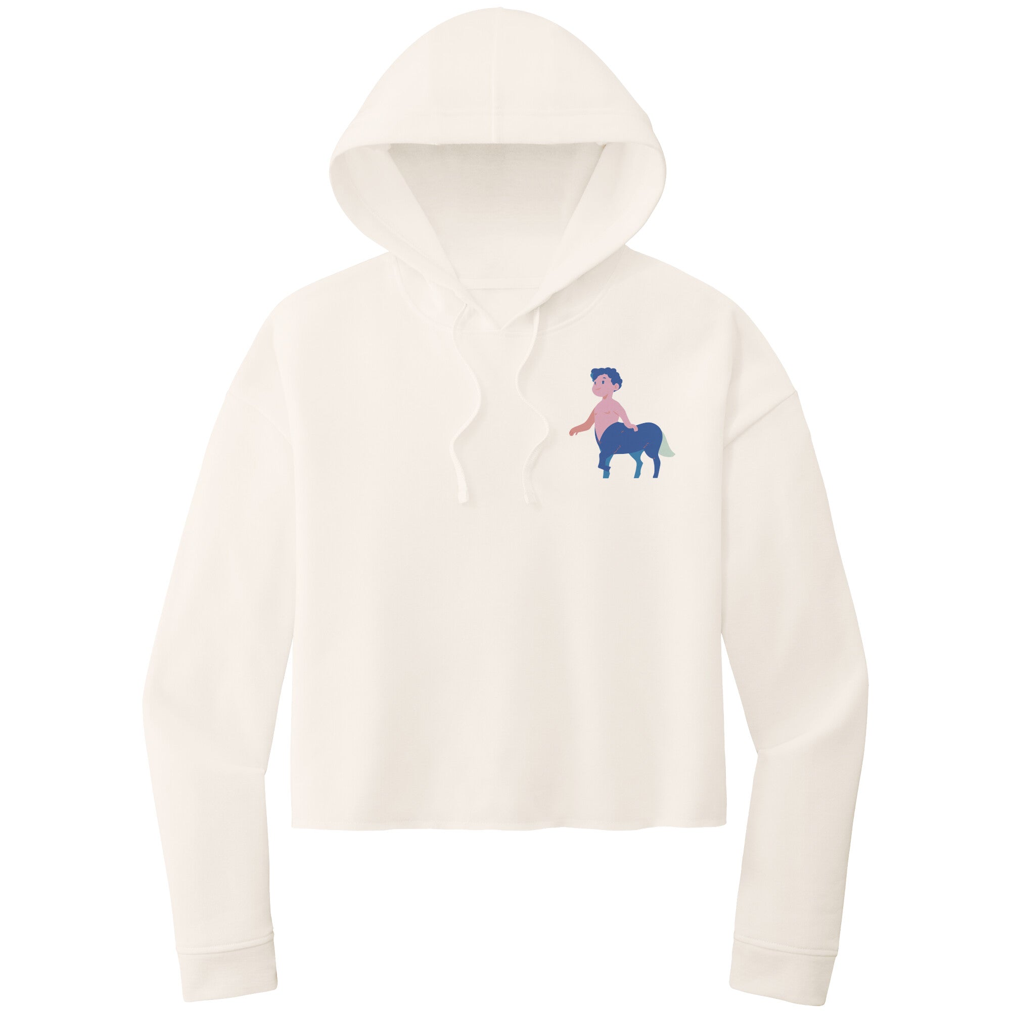 Sagittarius ITC WOMEN’S LIGHTWEIGHT CROP HOODED SWEATSHIRT