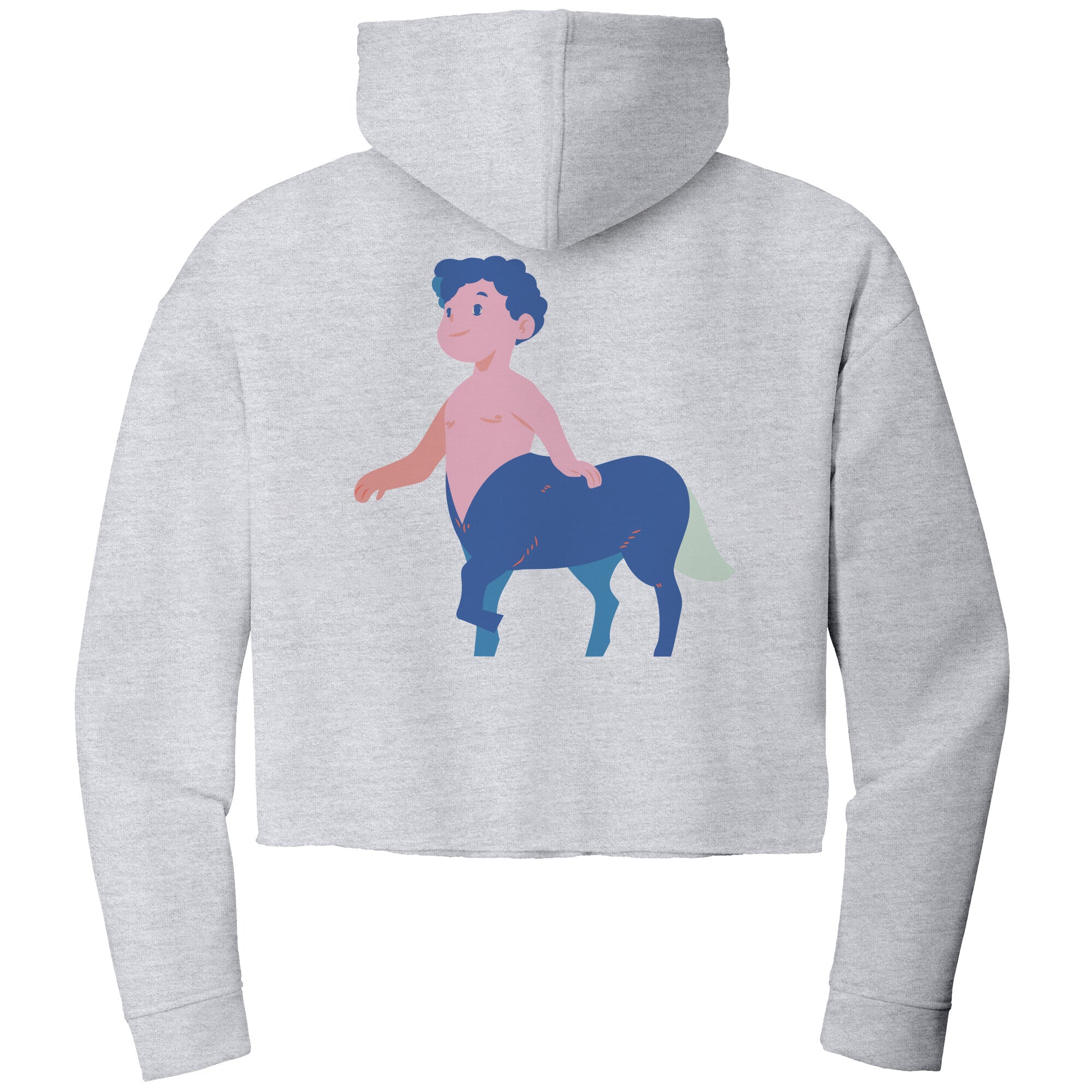 Sagittarius ITC WOMEN’S LIGHTWEIGHT CROP HOODED SWEATSHIRT