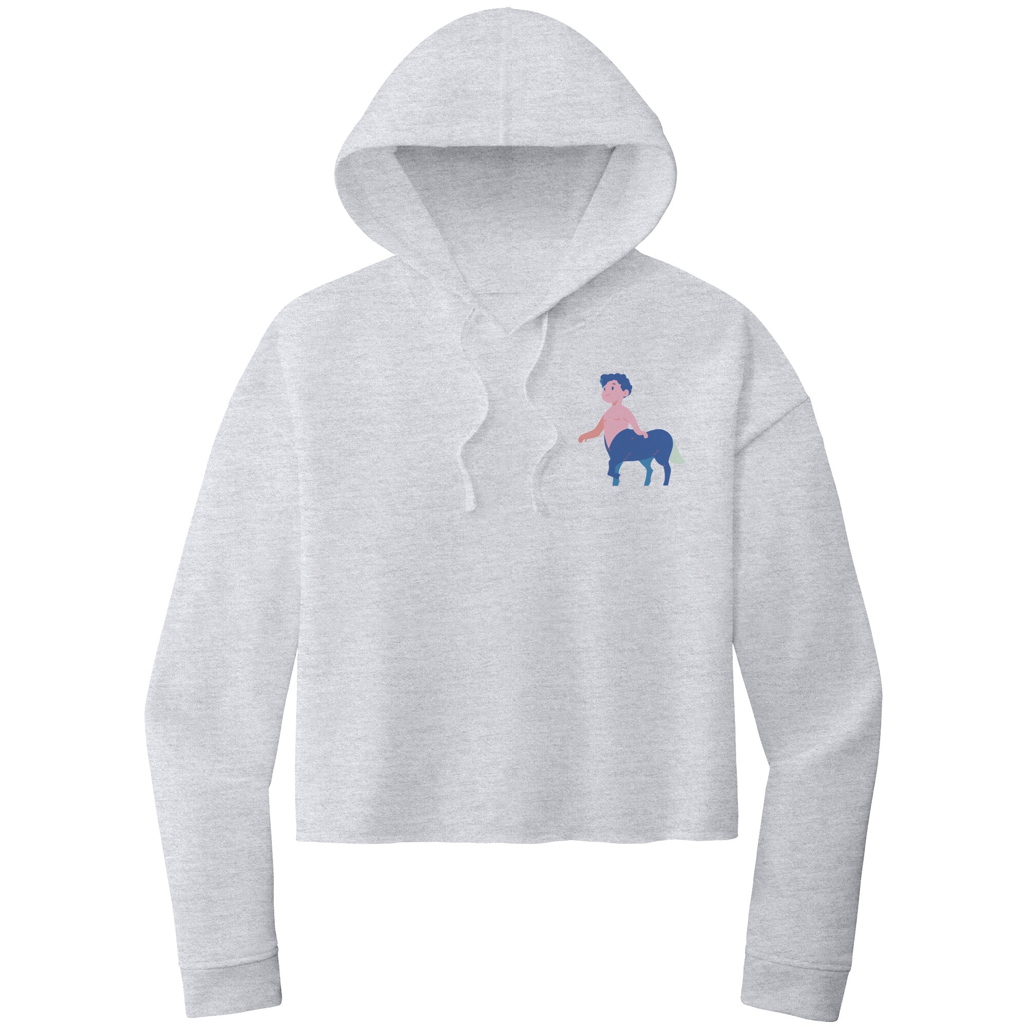 Sagittarius ITC WOMEN’S LIGHTWEIGHT CROP HOODED SWEATSHIRT