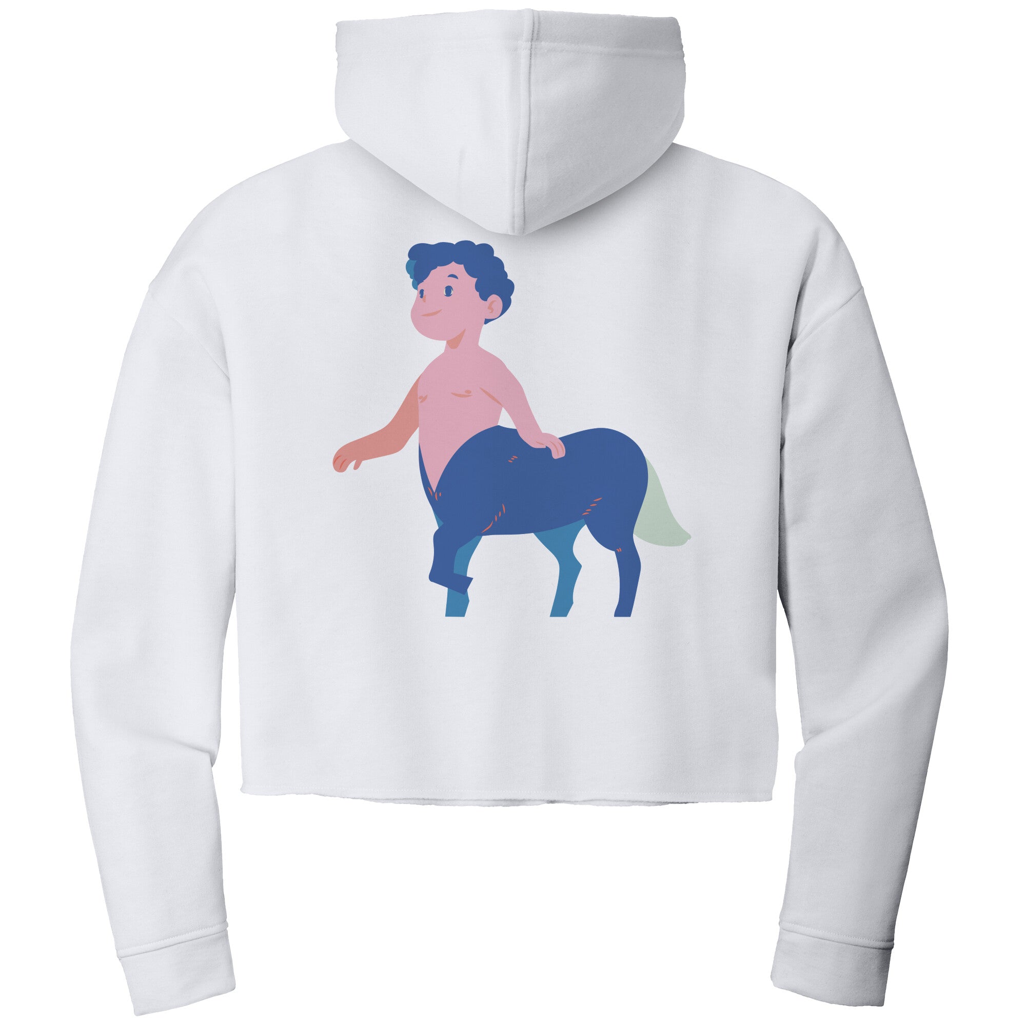 Sagittarius ITC WOMEN’S LIGHTWEIGHT CROP HOODED SWEATSHIRT