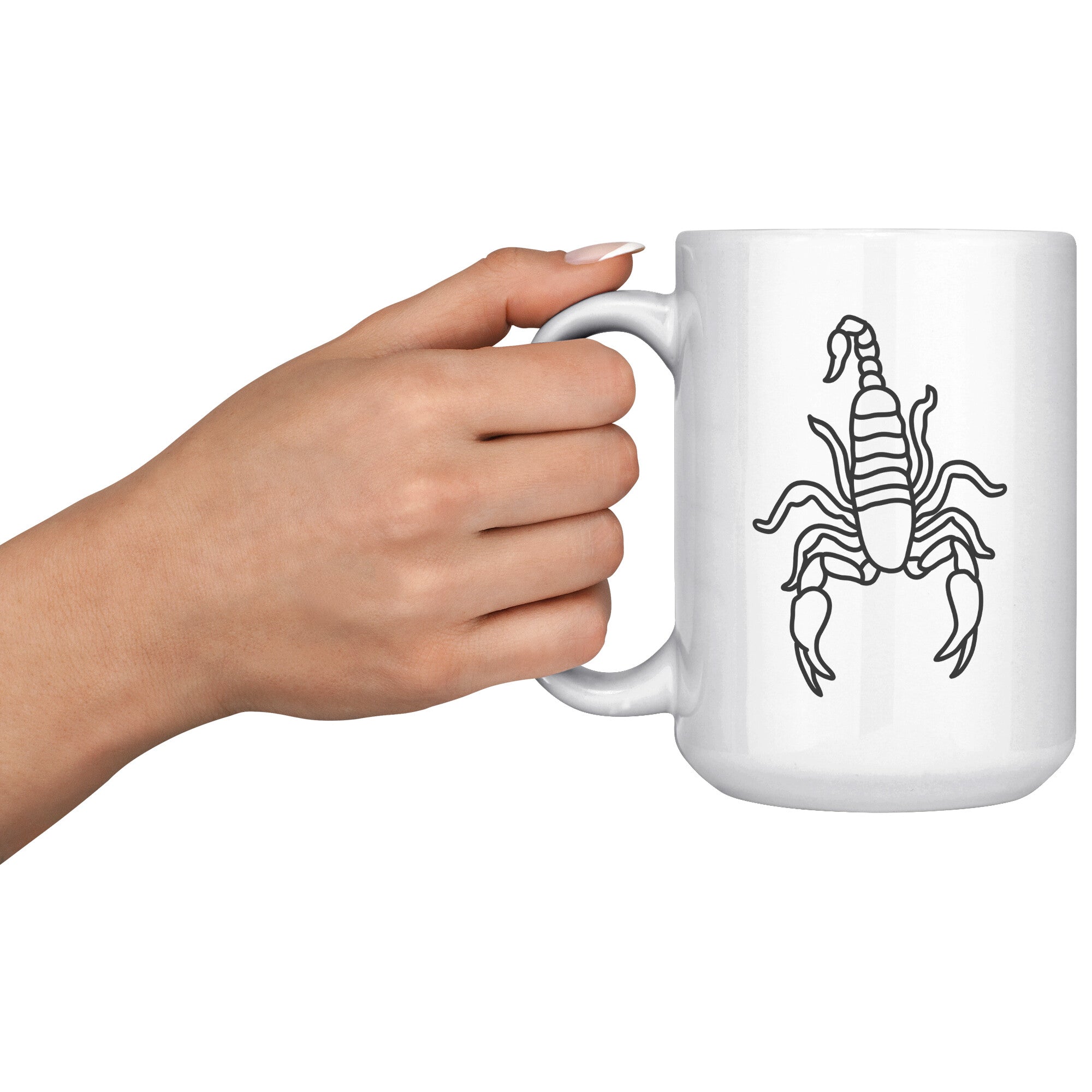 Scorpio 15OZ WHITE MUG