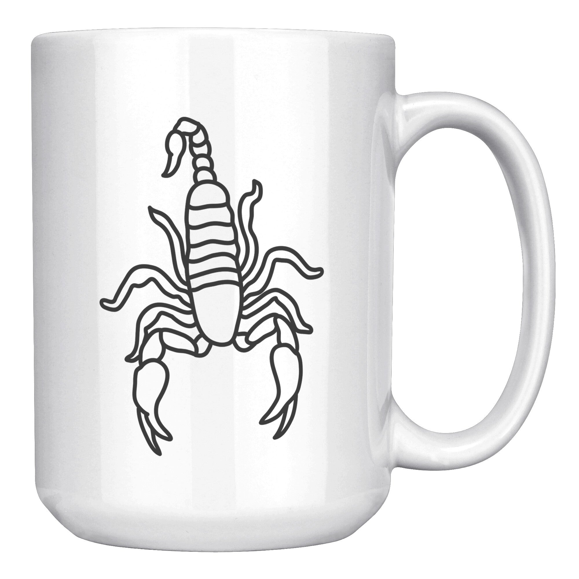 Scorpio 15OZ WHITE MUG