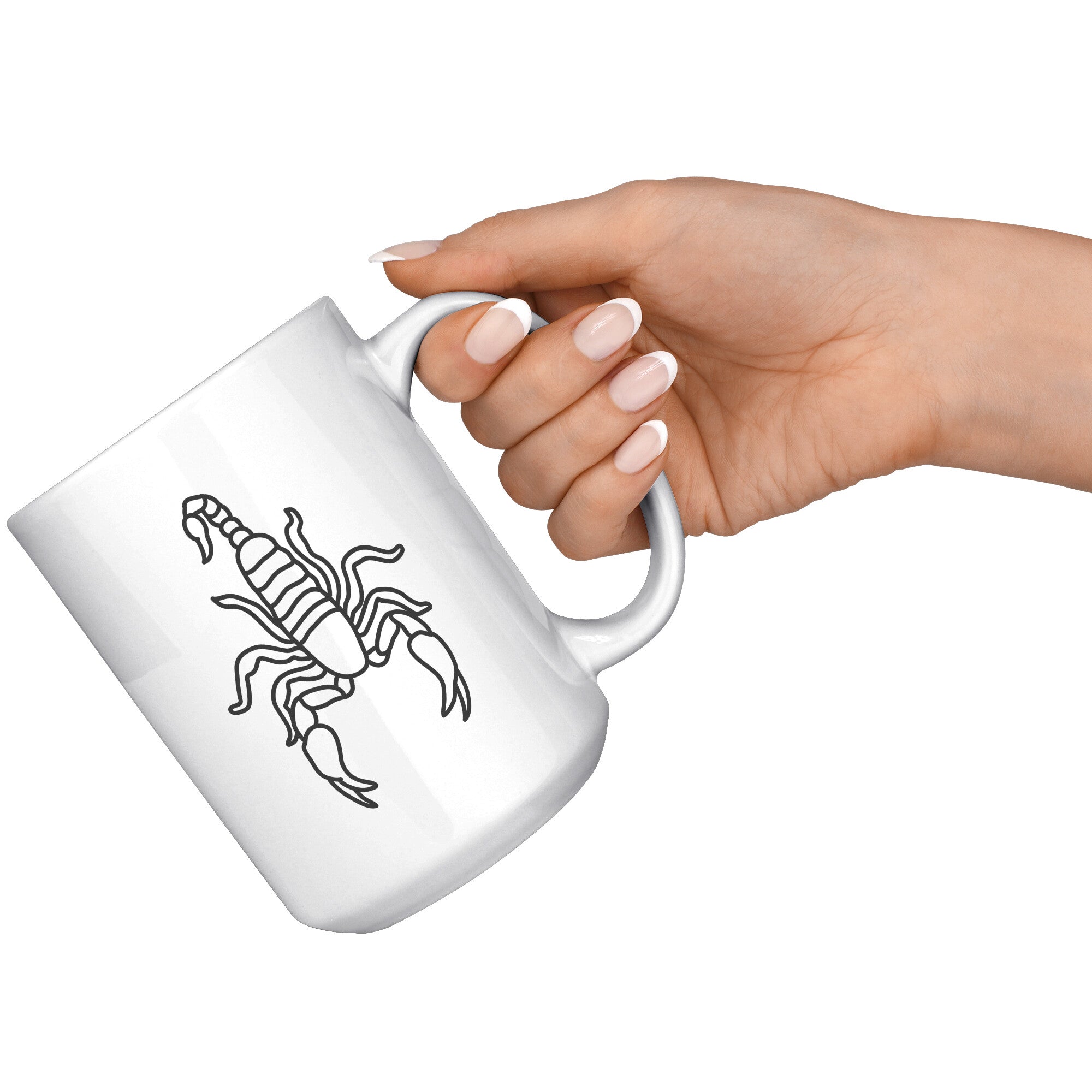 Scorpio 15OZ WHITE MUG