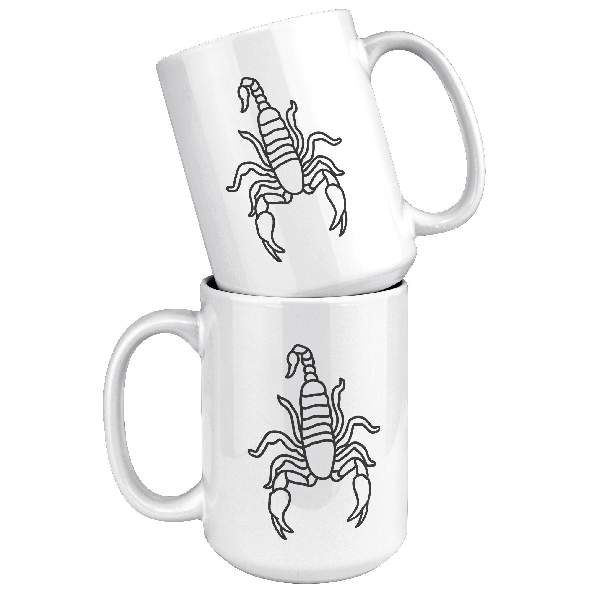 Scorpio 15OZ WHITE MUG