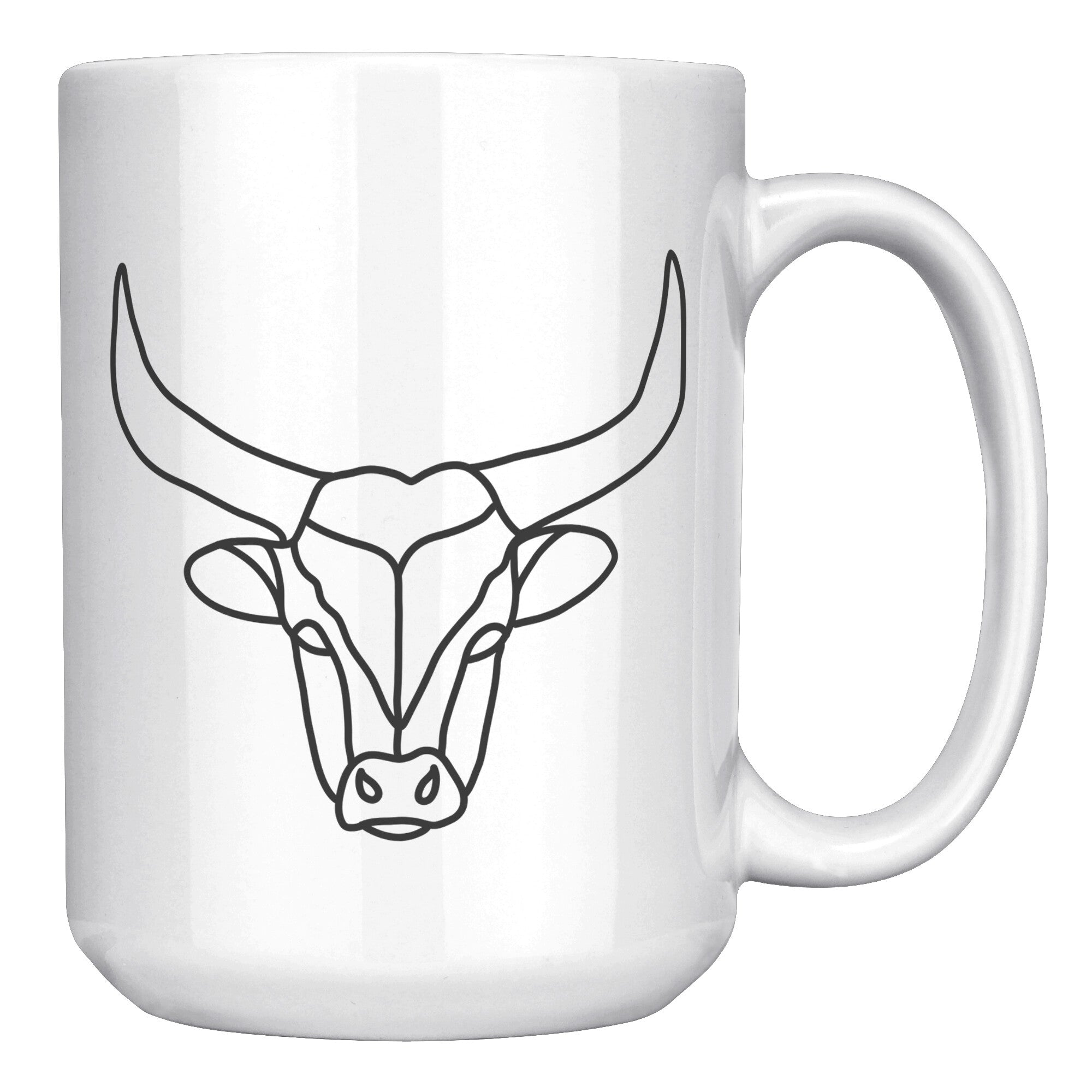 Taurus 15OZ WHITE MUG