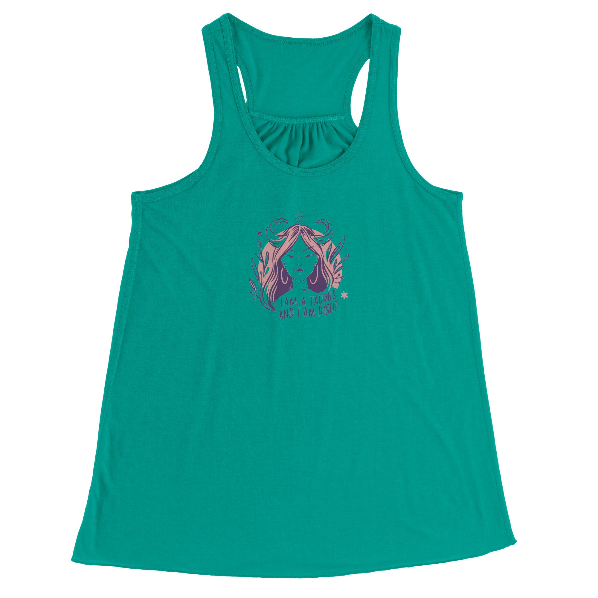 Taurus BELLA FLOWY RACEBACK TANK