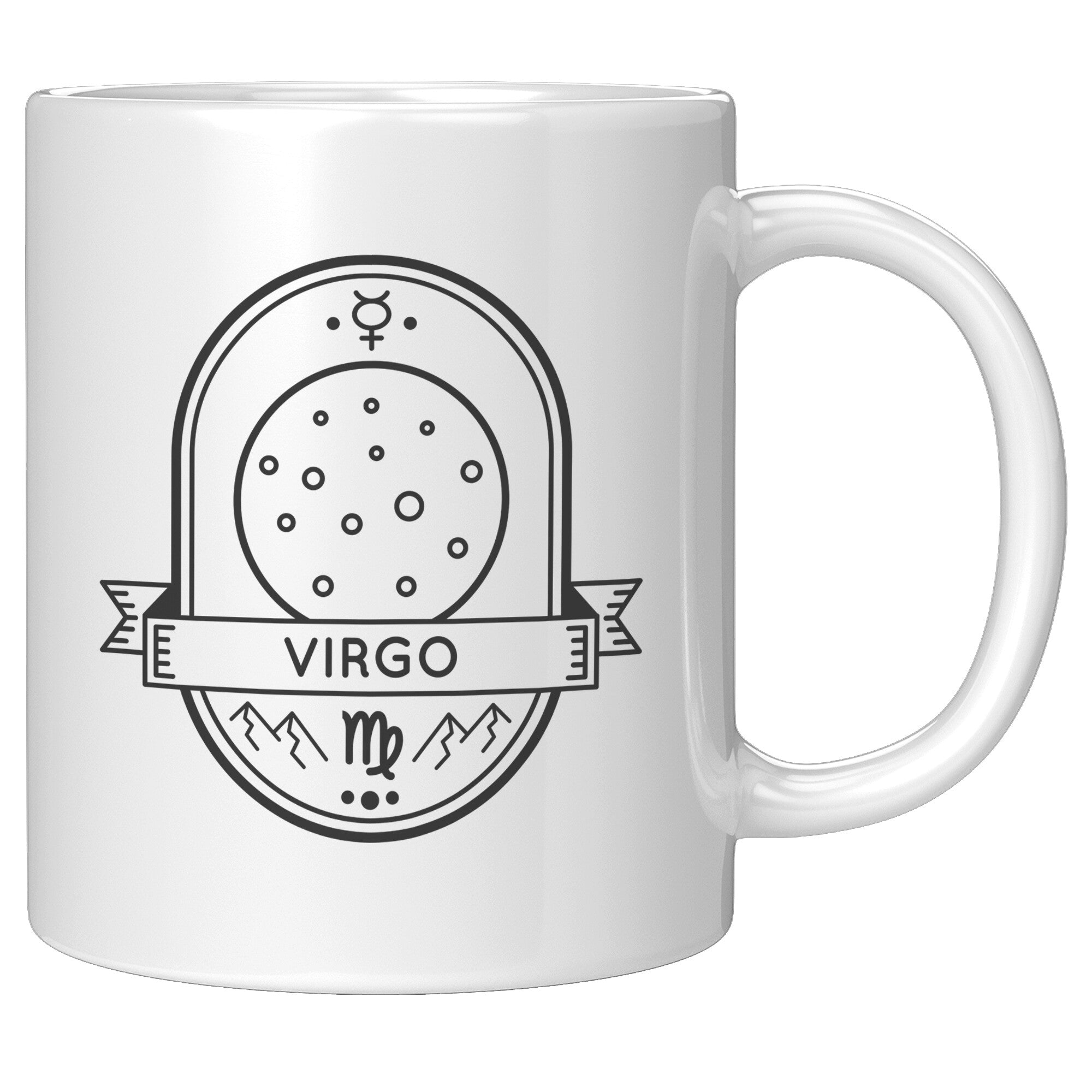 Virgo 11oz White Mug