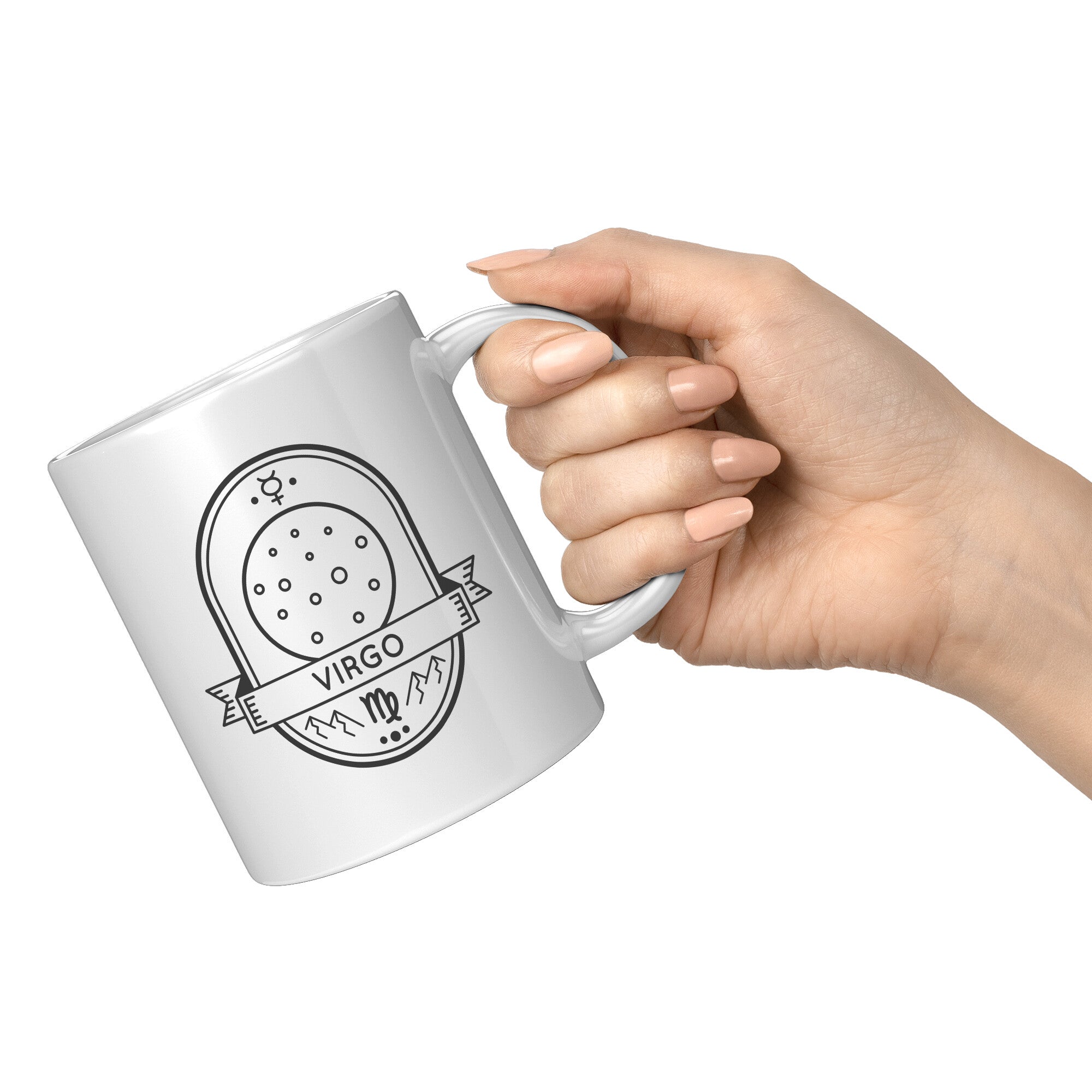 Virgo 11oz White Mug