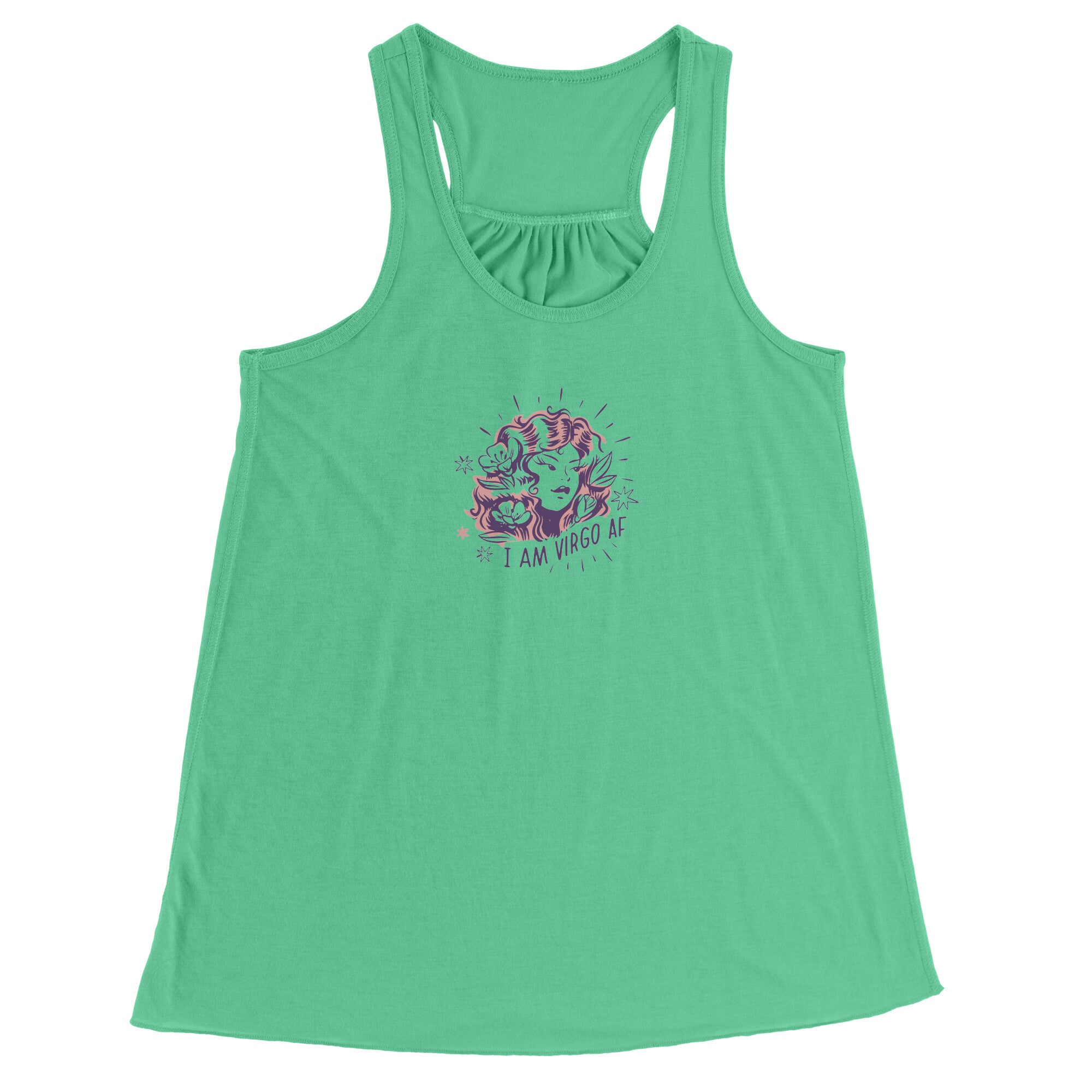 Virgo BELLA FLOWY RACEBACK TANK