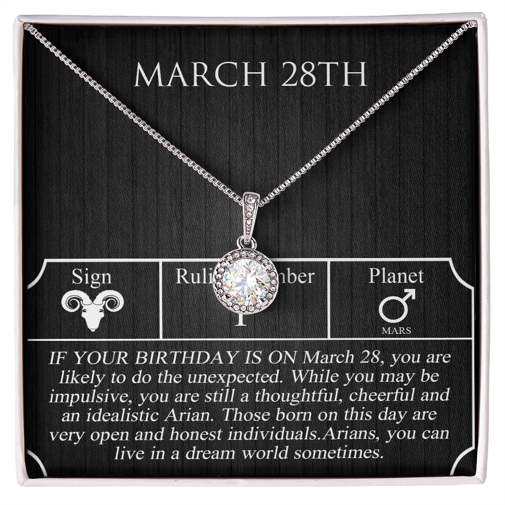 March Twenty-Eighth Necklace
