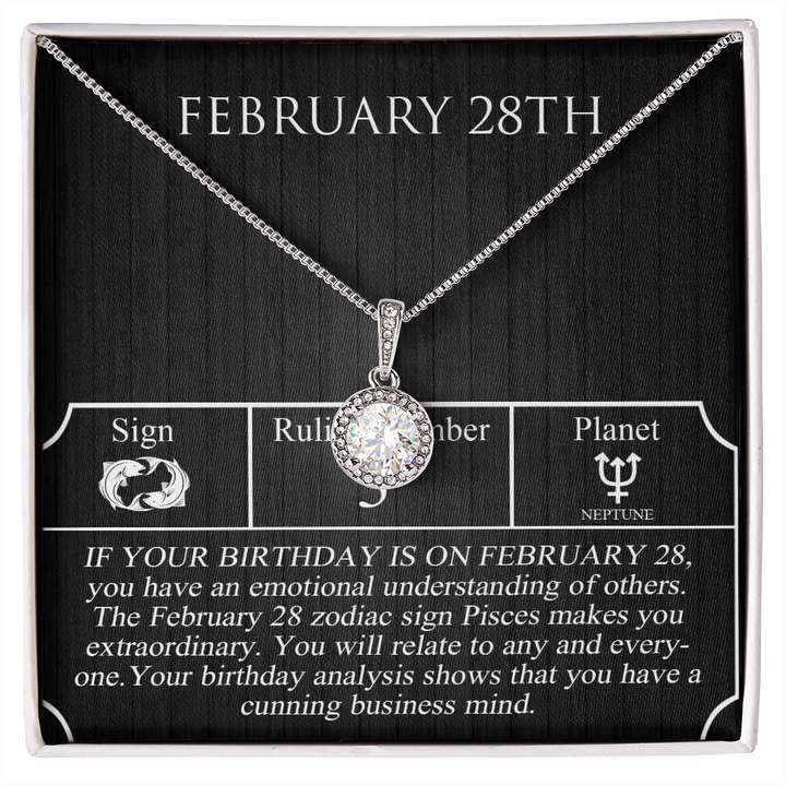 February Twenty-Eighth Necklace