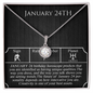 January Twenty-Fourth Necklace