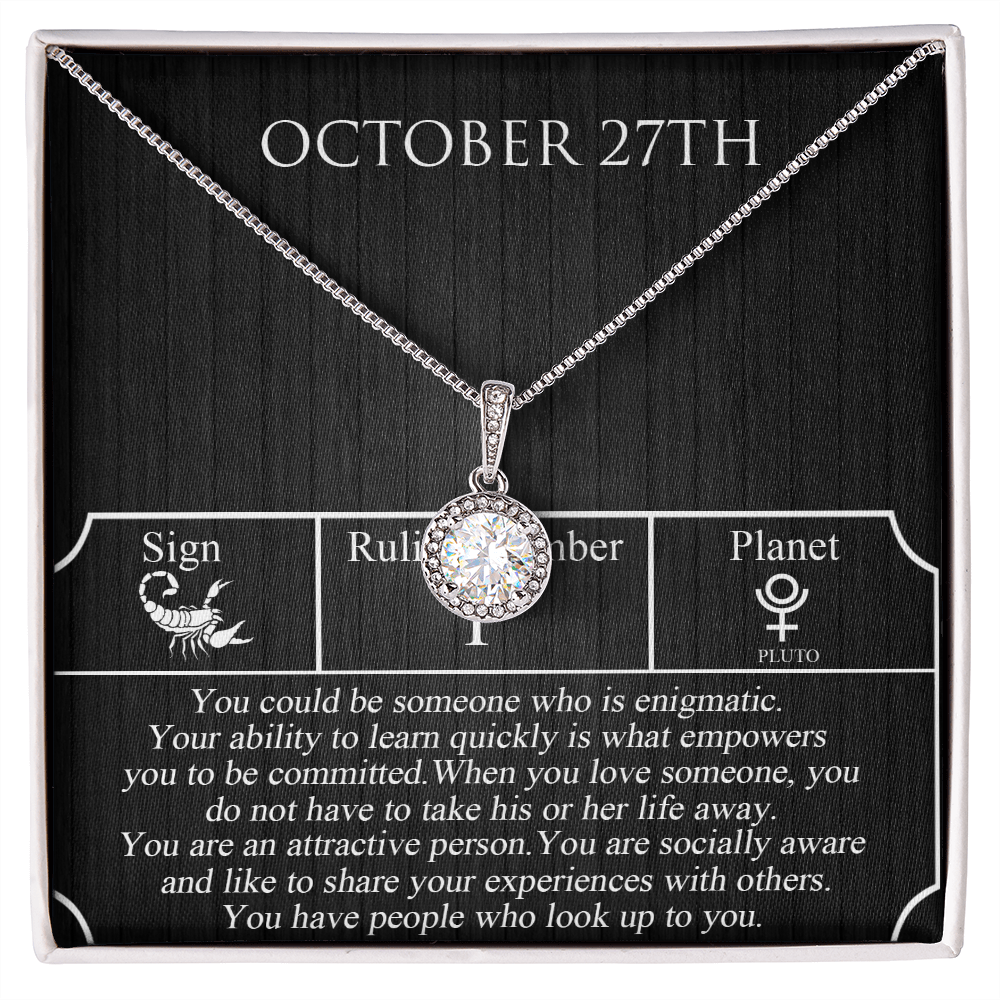 October Twenty-Seventh Necklace