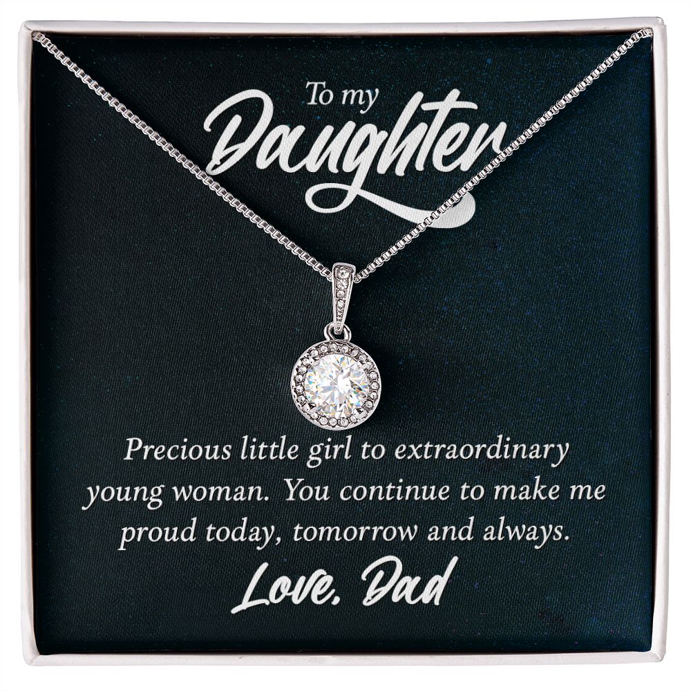 To My Daughter Necklace