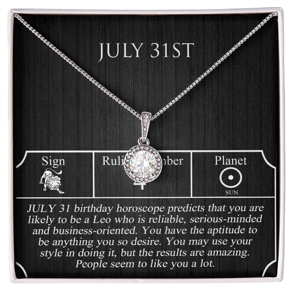 July Thirty-First Necklace