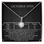 October Tenth Necklace