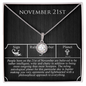 November Twenty-First Necklace