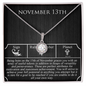 November Thirteenth Necklace
