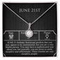 June Twenty-First Necklace
