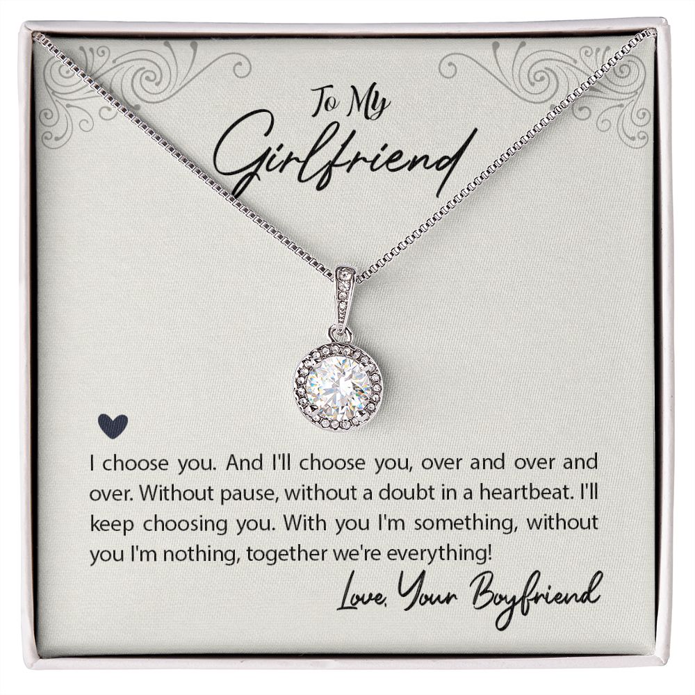 To My Girlfriend Necklace