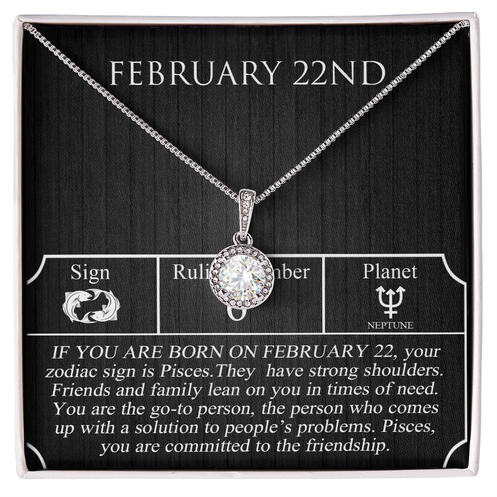 February Twenty-Second Necklace